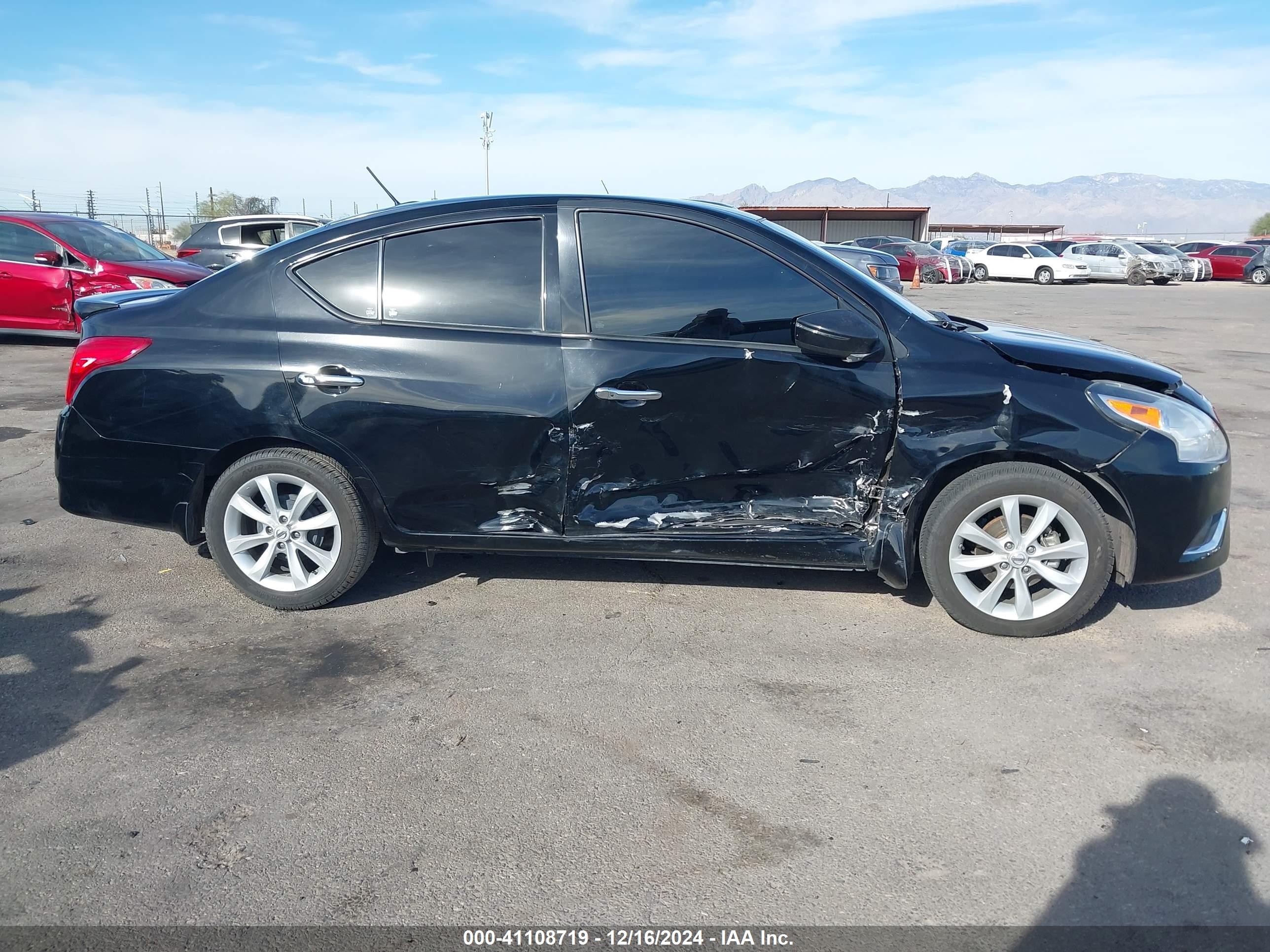 2016 Nissan Versa 1.6 Sl Black vin: 3N1CN7AP2GL904225