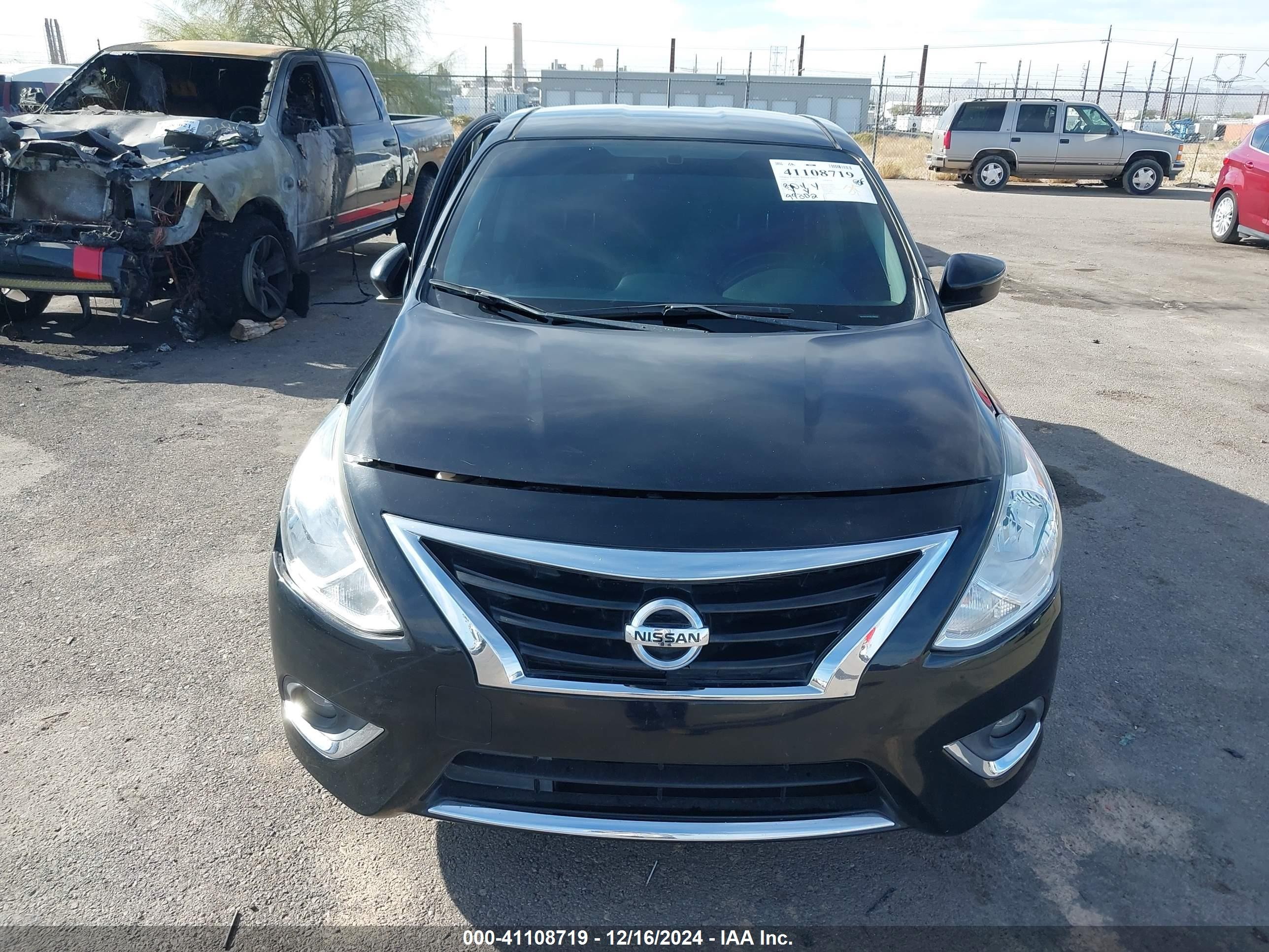 2016 Nissan Versa 1.6 Sl Black vin: 3N1CN7AP2GL904225