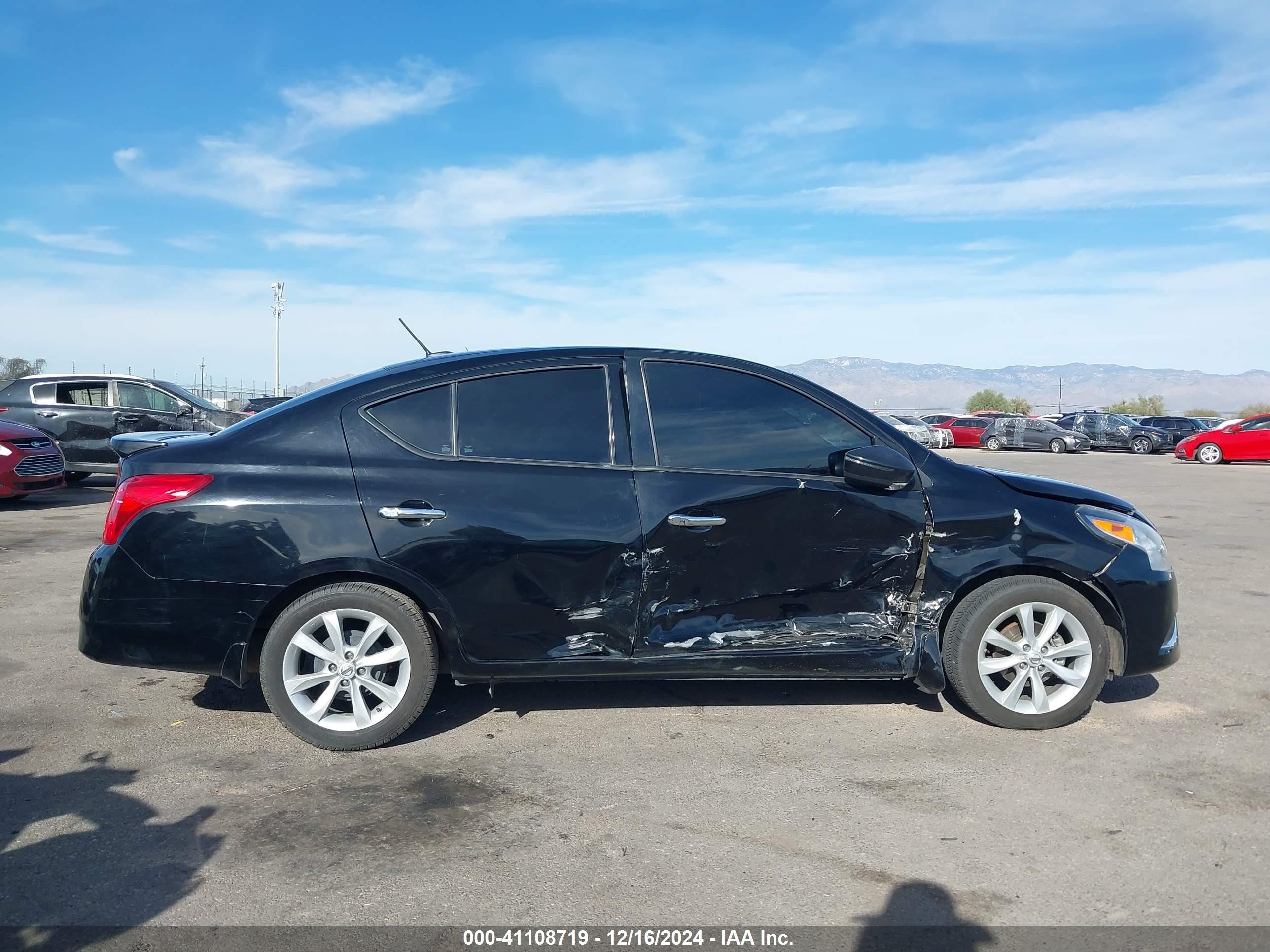 2016 Nissan Versa 1.6 Sl Black vin: 3N1CN7AP2GL904225
