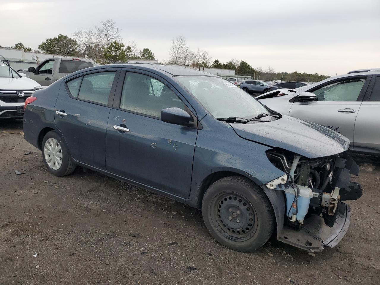 2017 Nissan Versa S Blue vin: 3N1CN7AP2HL833481
