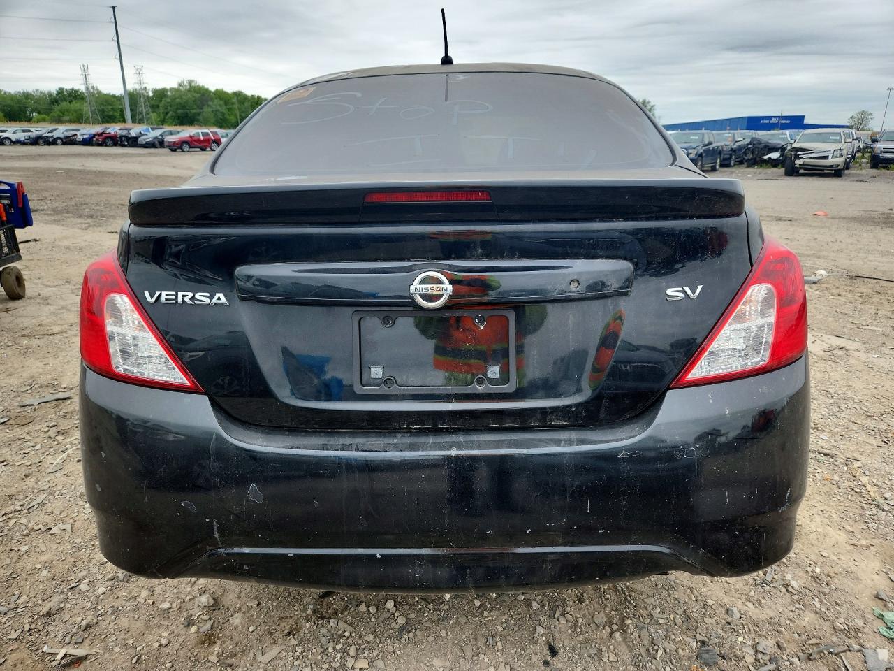 2017 Nissan Versa 1.6 Sv Black vin: 3N1CN7AP2HL840947