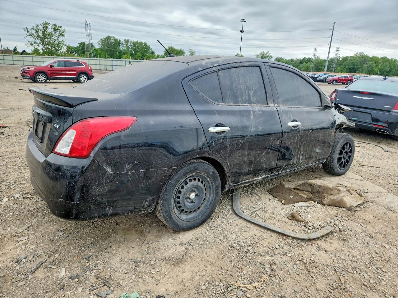 2017 Nissan Versa 1.6 Sv Black vin: 3N1CN7AP2HL840947