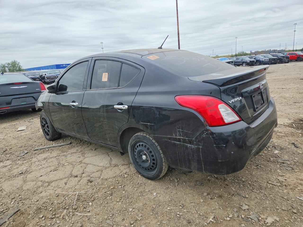 2017 Nissan Versa 1.6 Sv Black vin: 3N1CN7AP2HL840947
