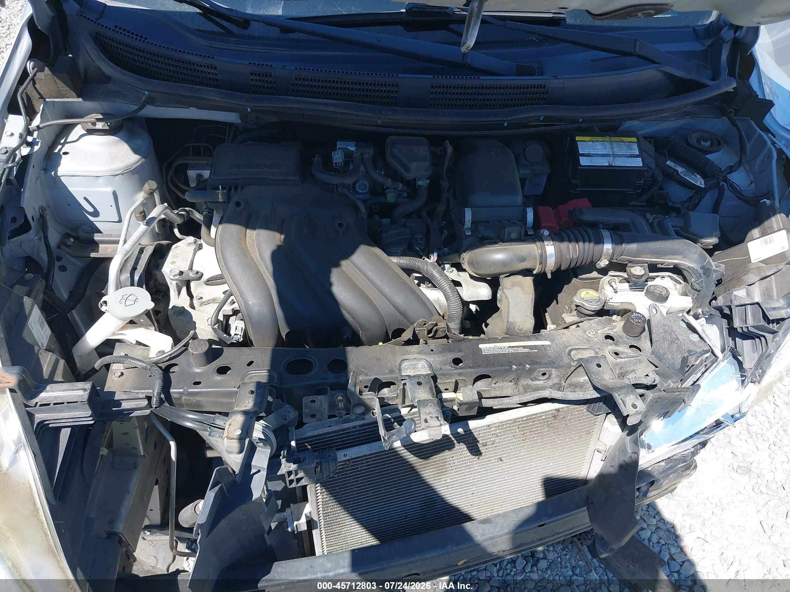 2018 Nissan Versa 1.6 Sv Silver vin: 3N1CN7AP2JK433612