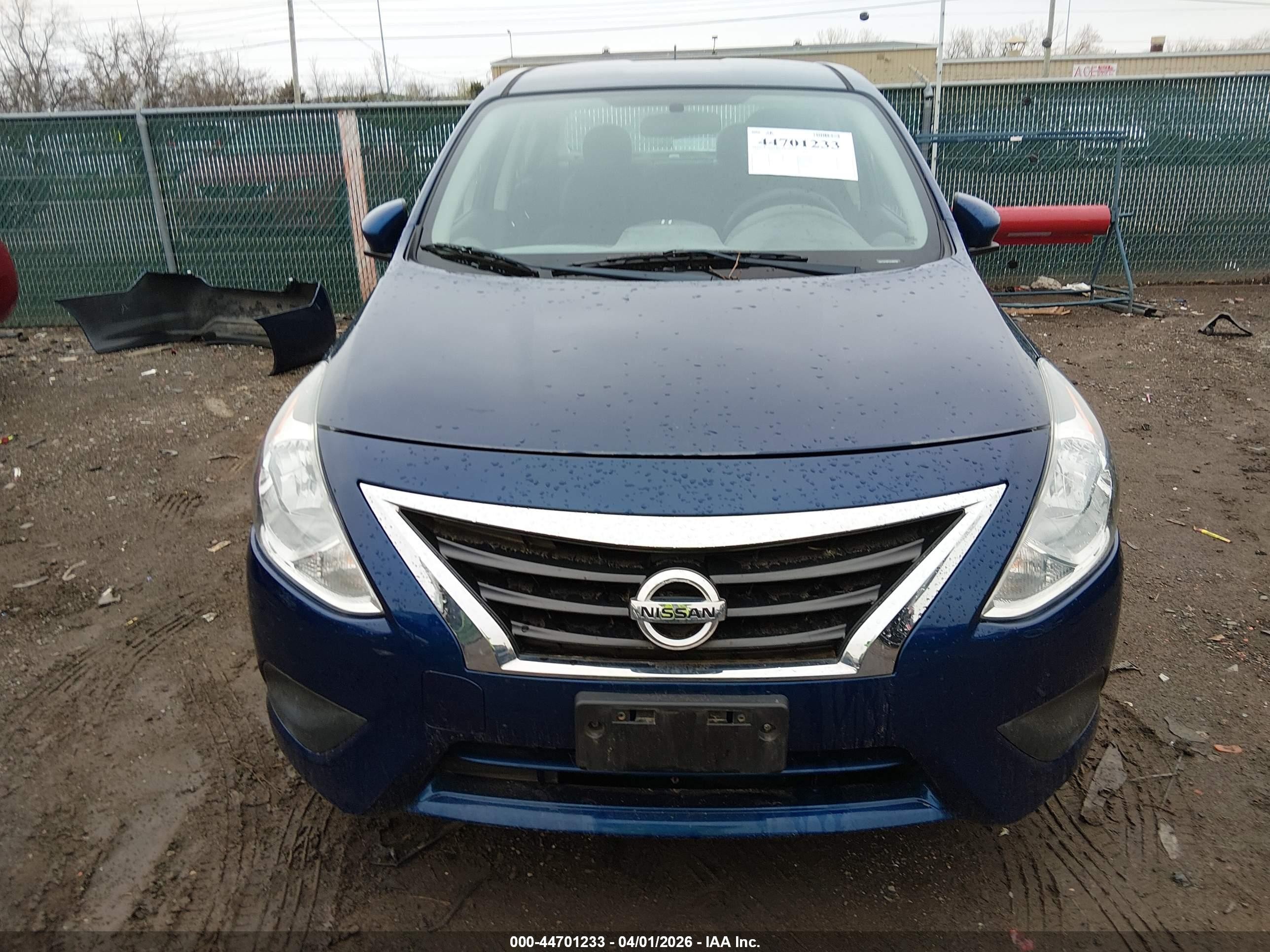 2018 Nissan Versa 1.6 Sv Blue vin: 3N1CN7AP2JL800762