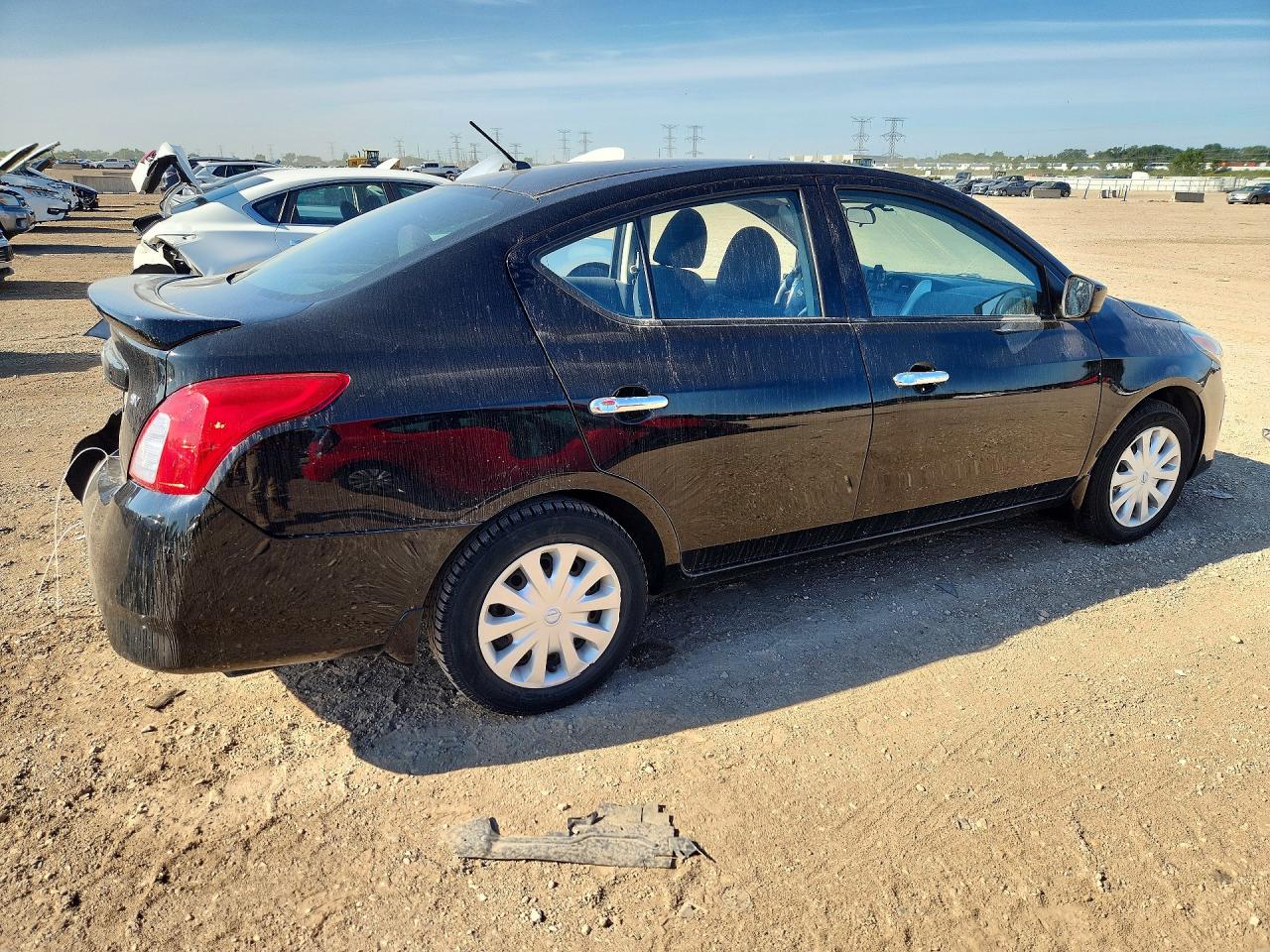 2018 Nissan Versa Sv Black vin: 3N1CN7AP2JL867930