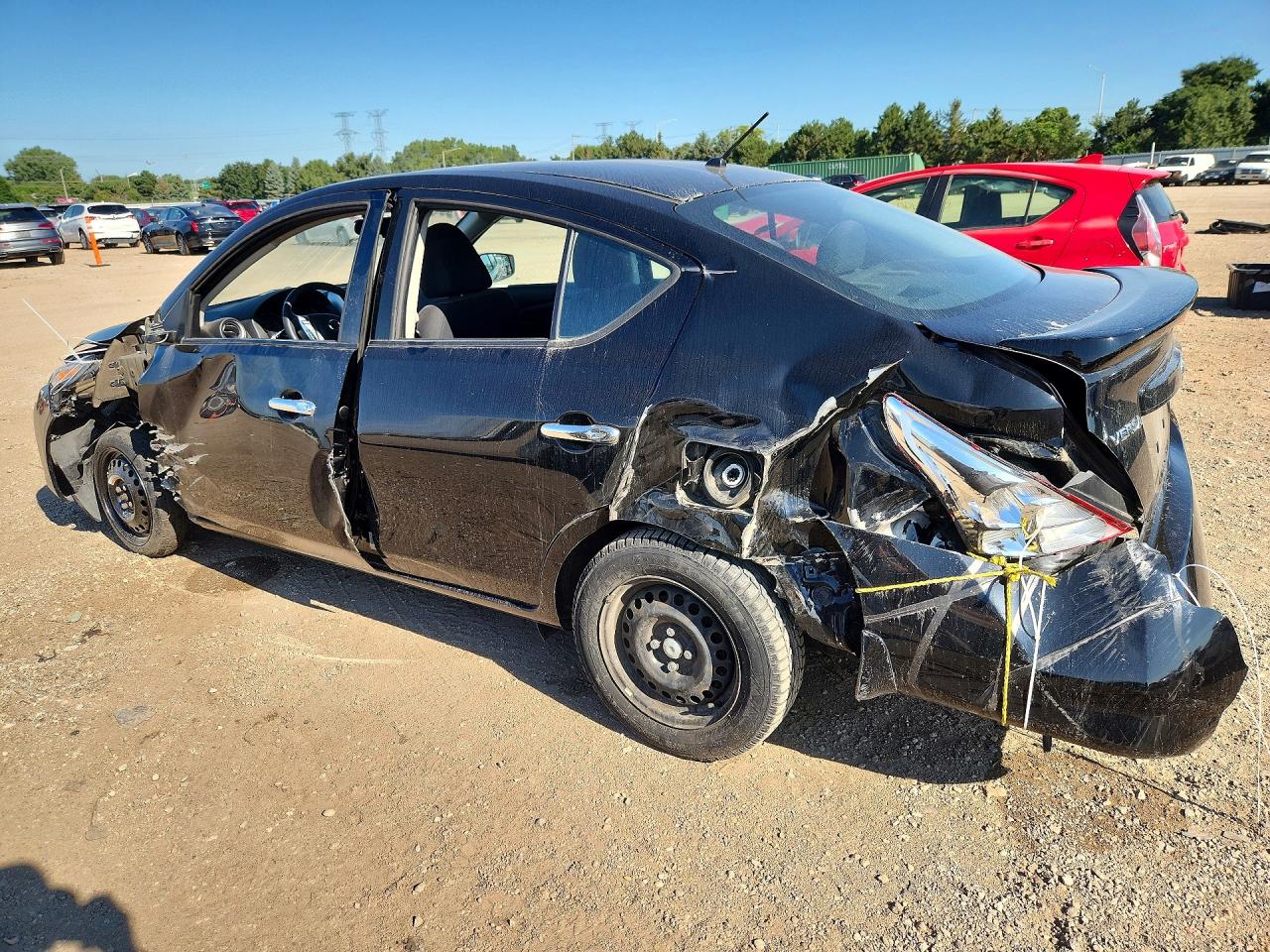 2018 Nissan Versa Sv Black vin: 3N1CN7AP2JL867930