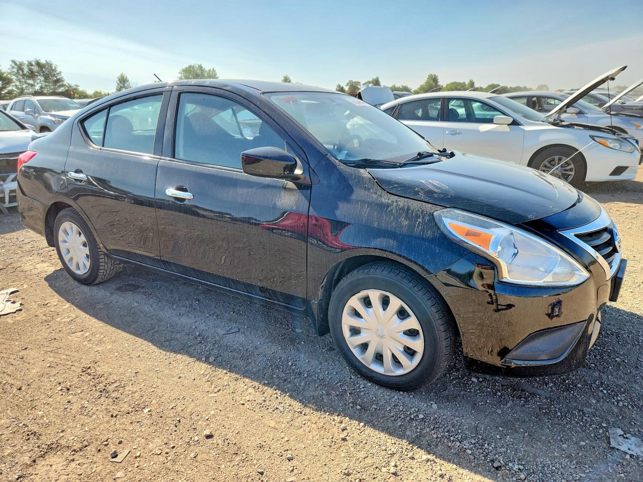 2018 Nissan Versa Sv Black vin: 3N1CN7AP2JL867930