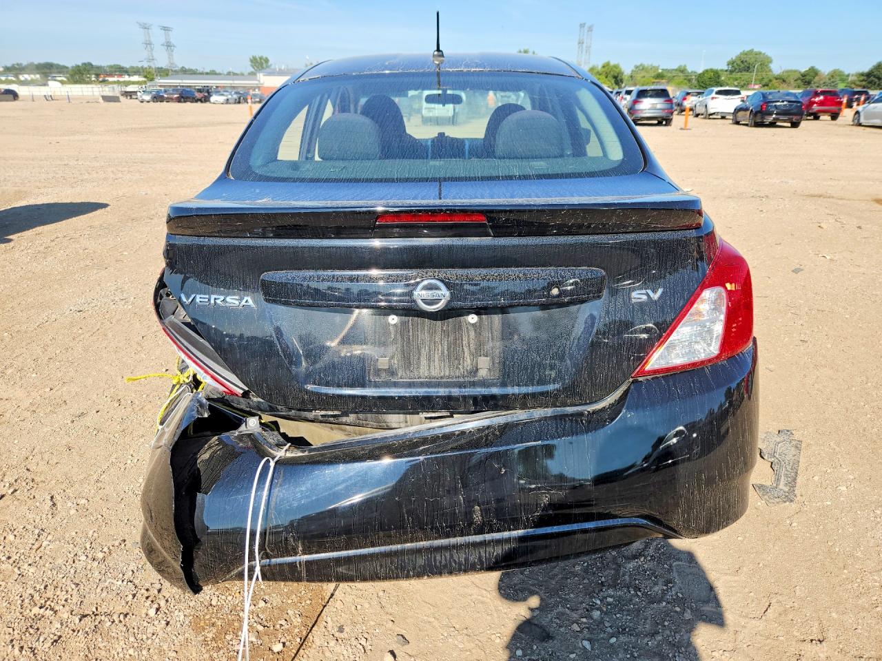 2018 Nissan Versa Sv Black vin: 3N1CN7AP2JL867930