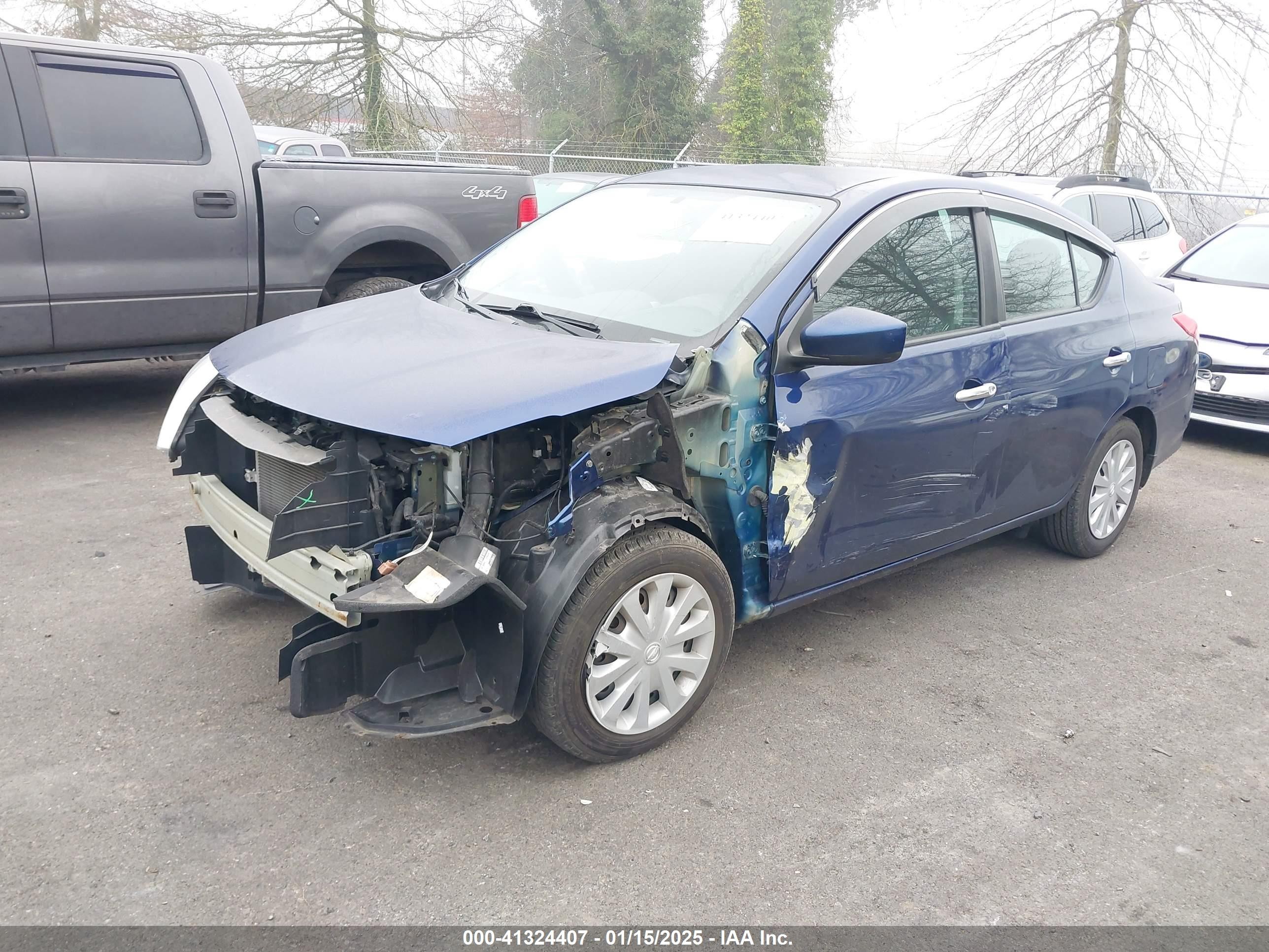 2019 Nissan Versa Sedan   Blue vin: 3N1CN7AP2KL810791