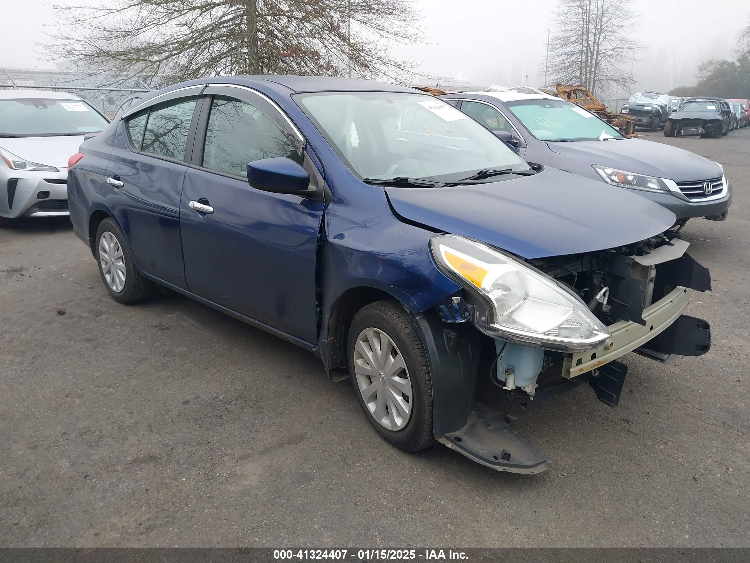 2019 Nissan Versa Sedan   Blue vin: 3N1CN7AP2KL810791