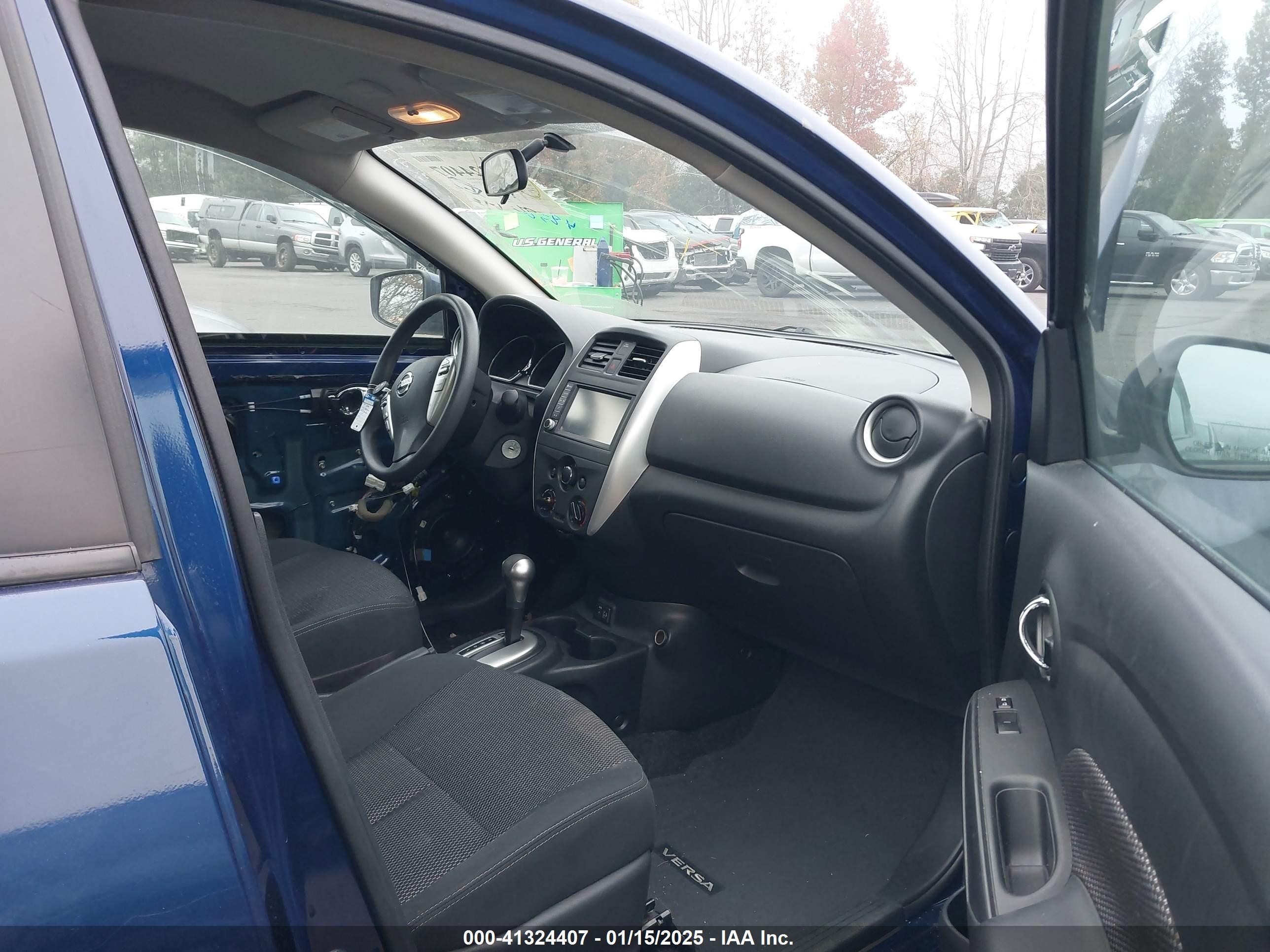 2019 Nissan Versa Sedan   Blue vin: 3N1CN7AP2KL810791