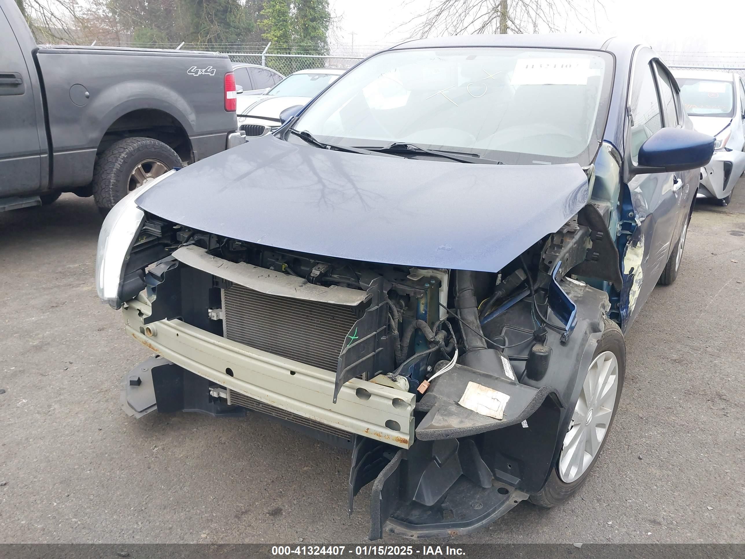2019 Nissan Versa Sedan   Blue vin: 3N1CN7AP2KL810791