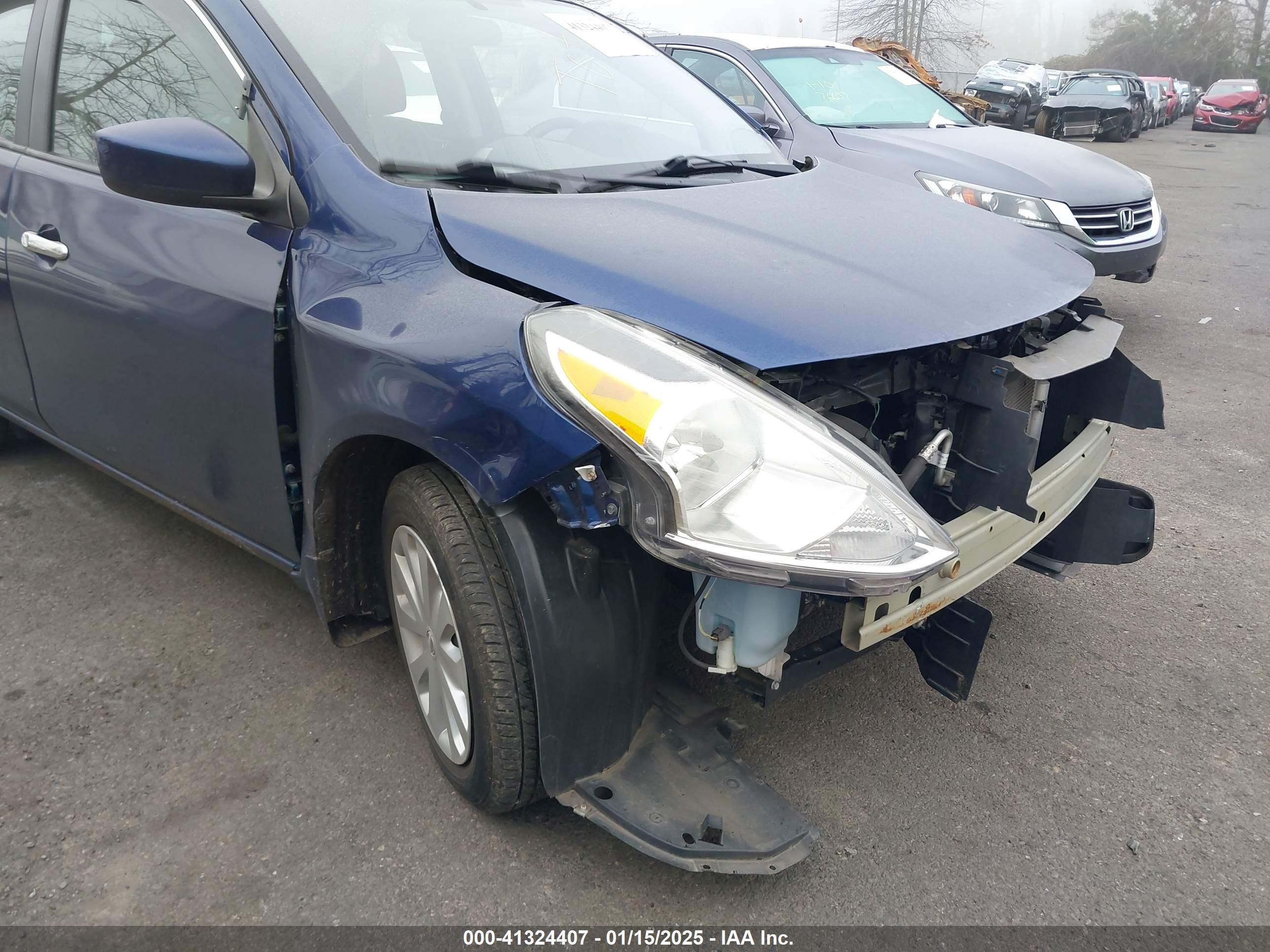 2019 Nissan Versa Sedan   Blue vin: 3N1CN7AP2KL810791