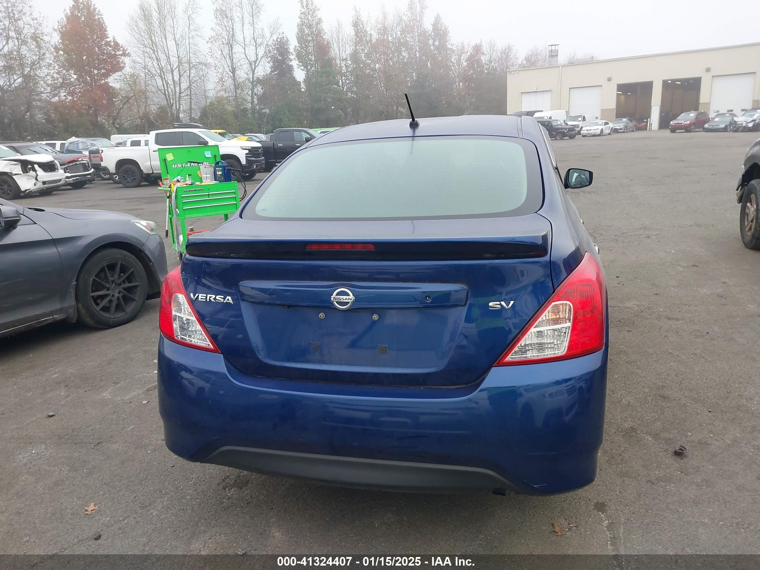 2019 Nissan Versa Sedan   Blue vin: 3N1CN7AP2KL810791