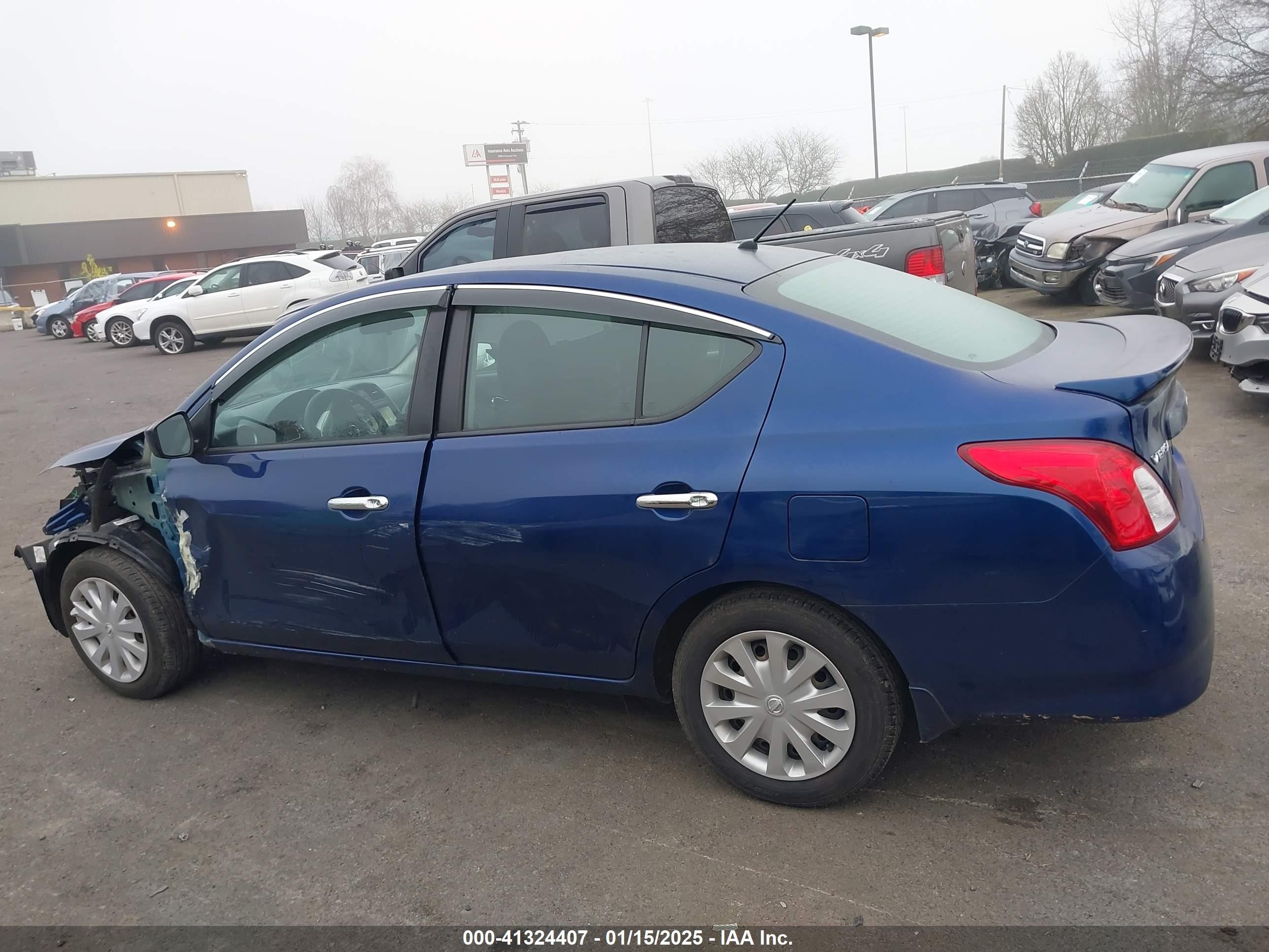 2019 Nissan Versa Sedan   Blue vin: 3N1CN7AP2KL810791