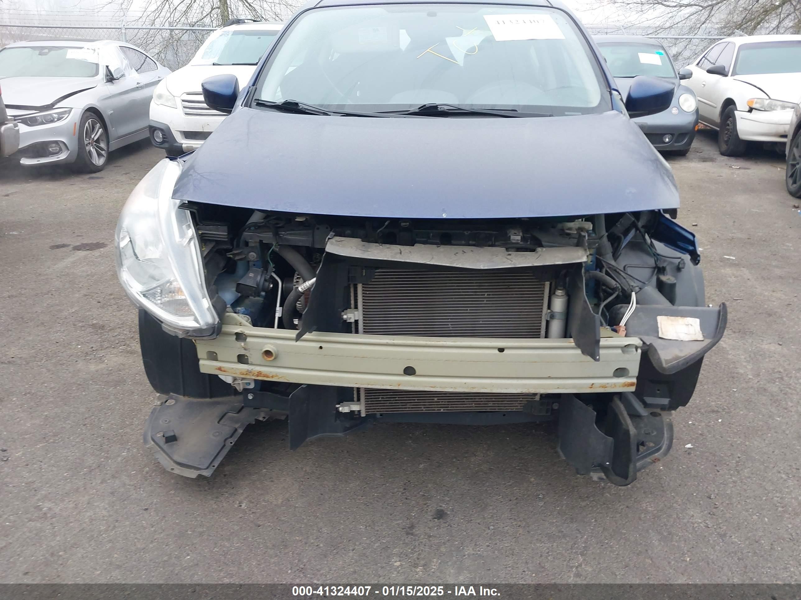 2019 Nissan Versa Sedan   Blue vin: 3N1CN7AP2KL810791