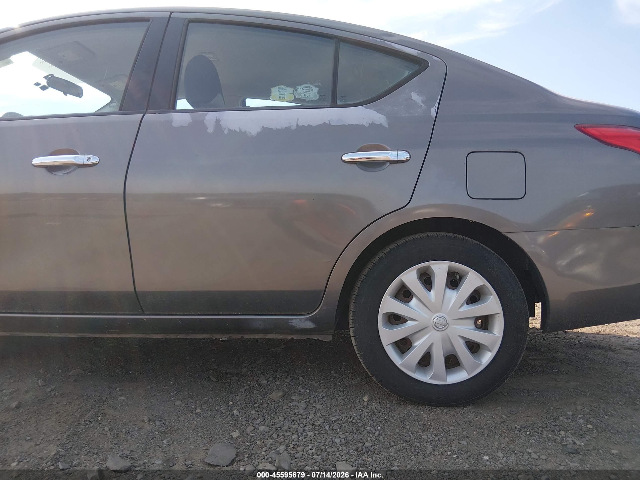 2012 Nissan Versa 1.6 Sv Gray vin: 3N1CN7AP3CL820795