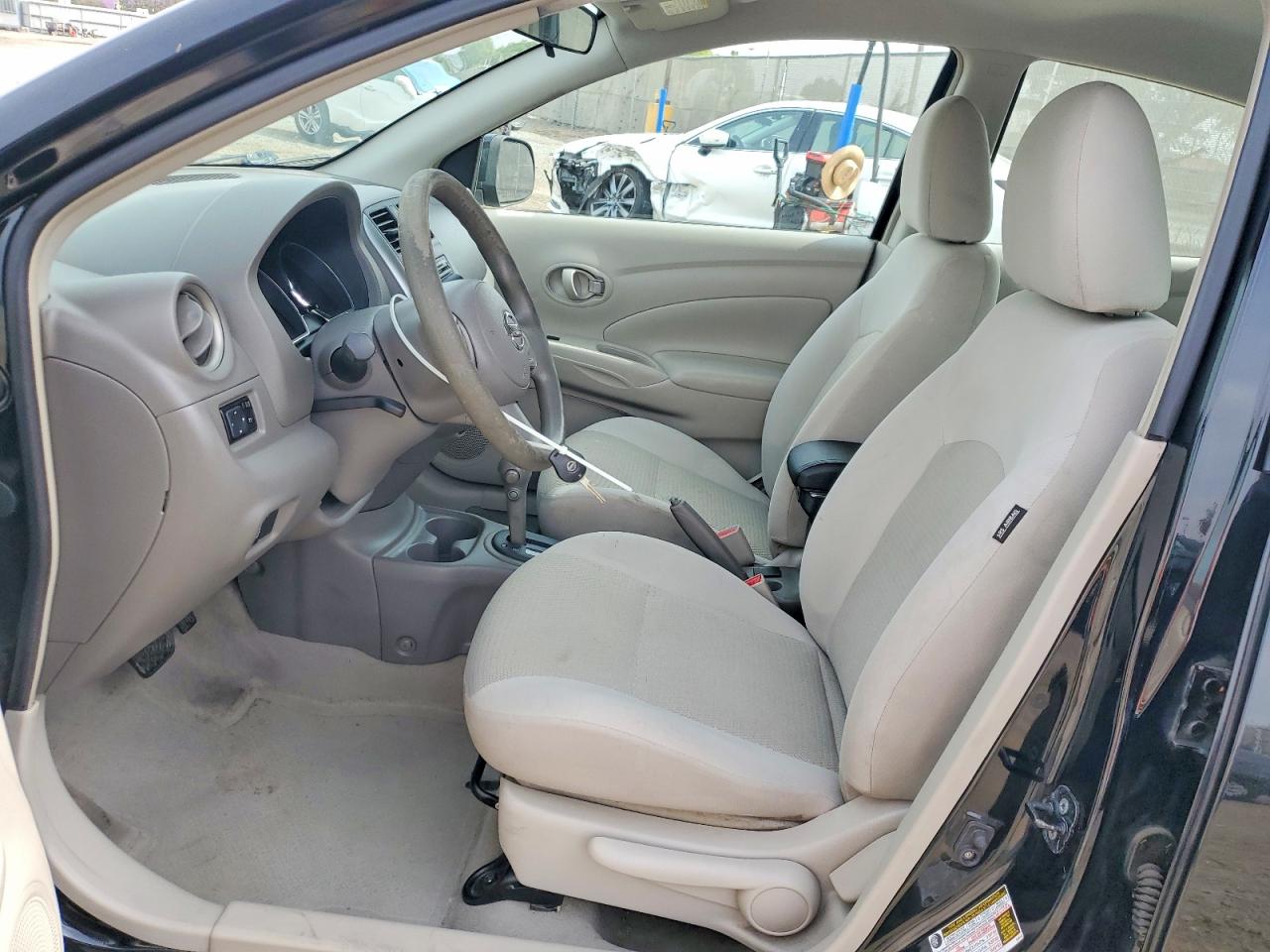 2012 Nissan Versa S Black vin: 3N1CN7AP3CL824197
