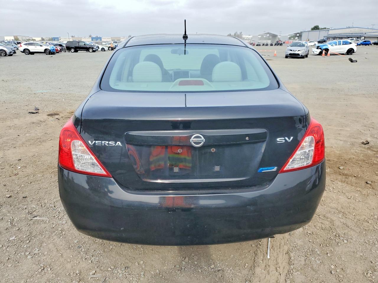 2012 Nissan Versa S Black vin: 3N1CN7AP3CL824197