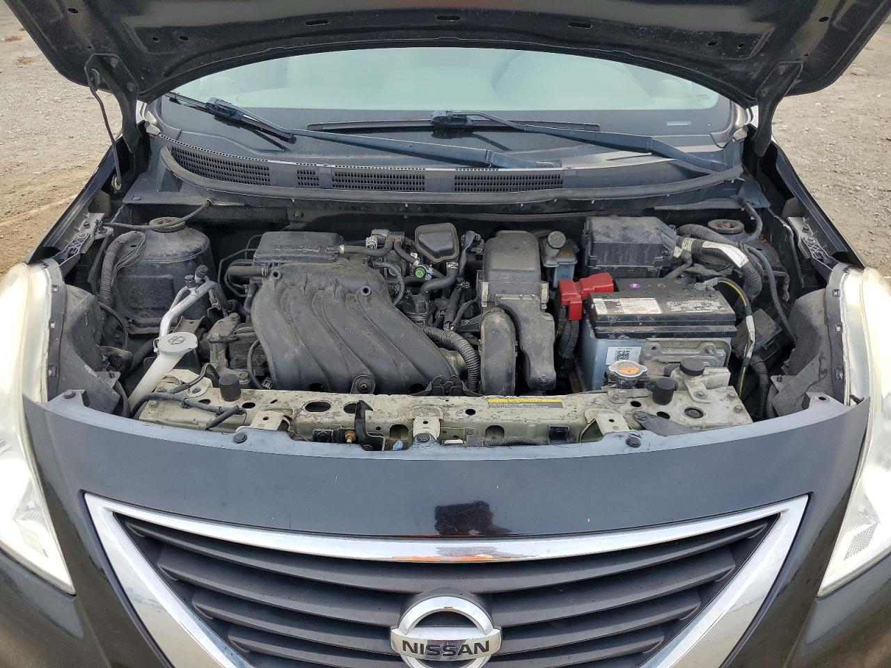 2012 Nissan Versa S Black vin: 3N1CN7AP3CL824197