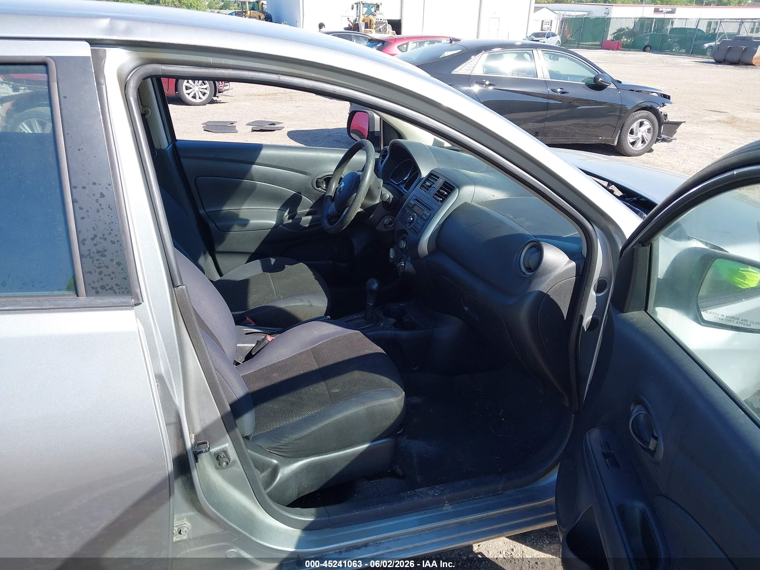 2012 Nissan Versa 1.6 Sv Gray vin: 3N1CN7AP3CL887736