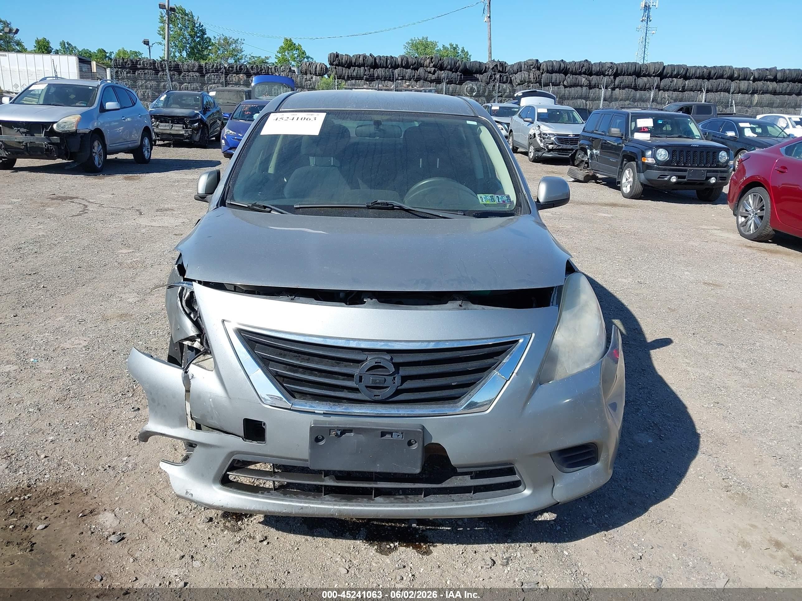 2012 Nissan Versa 1.6 Sv Gray vin: 3N1CN7AP3CL887736
