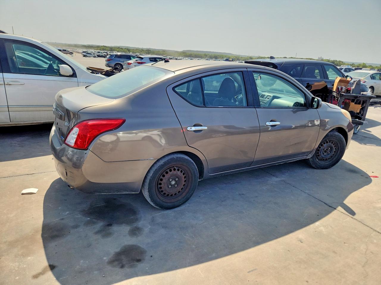 2012 Nissan Versa 1.6 S Gray vin: 3N1CN7AP3CL906477