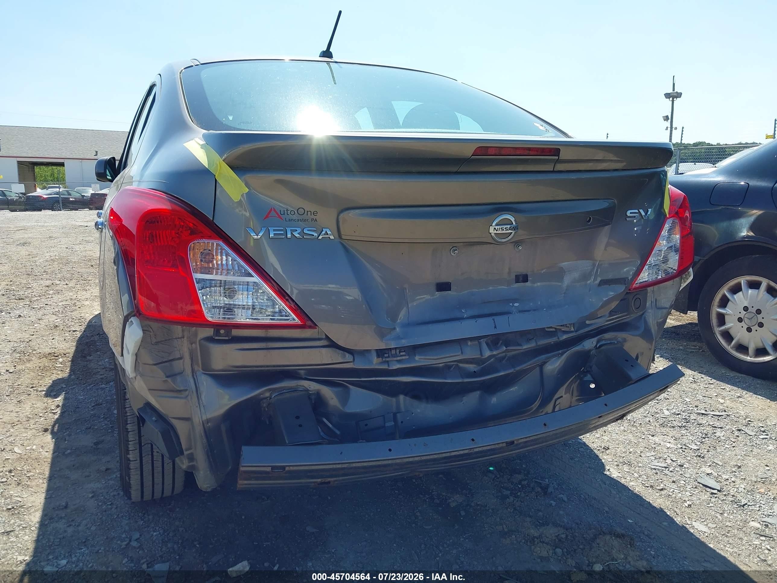 2013 Nissan Versa 1.6 Sv Gray vin: 3N1CN7AP3DL847562