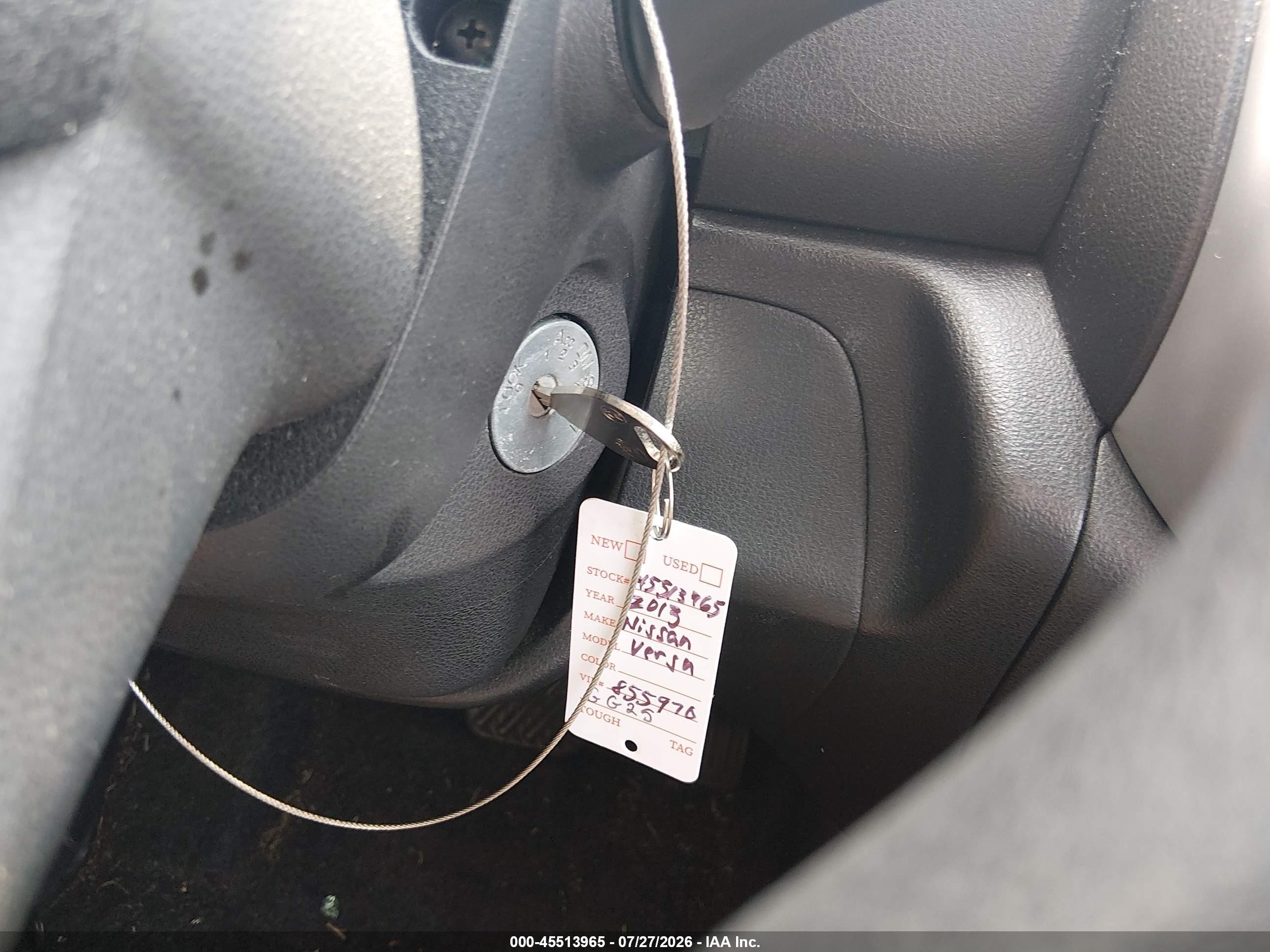 2013 Nissan Versa 1.6 Sv Red vin: 3N1CN7AP3DL855970