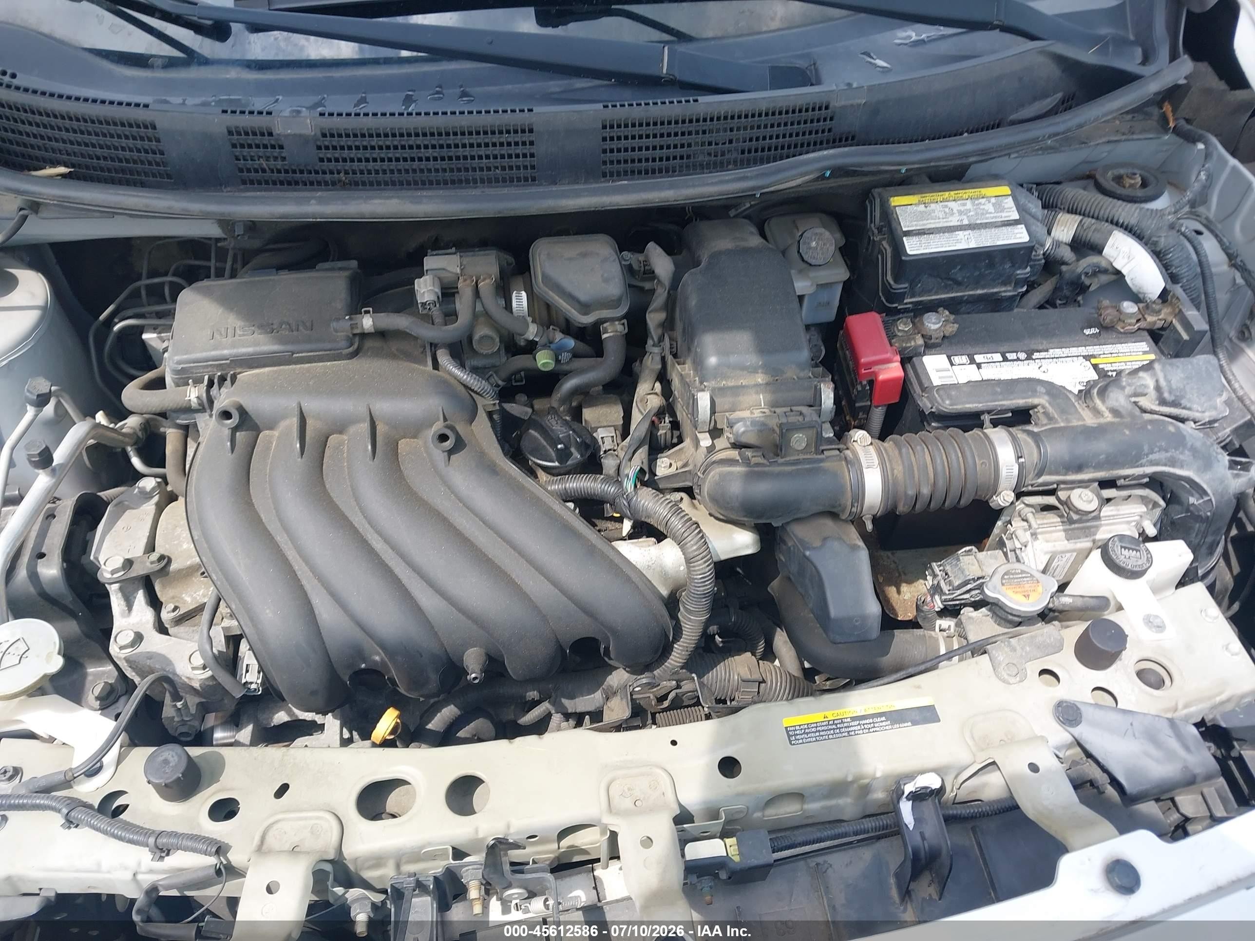 2013 Nissan Versa 1.6 Sv Silver vin: 3N1CN7AP3DL871439