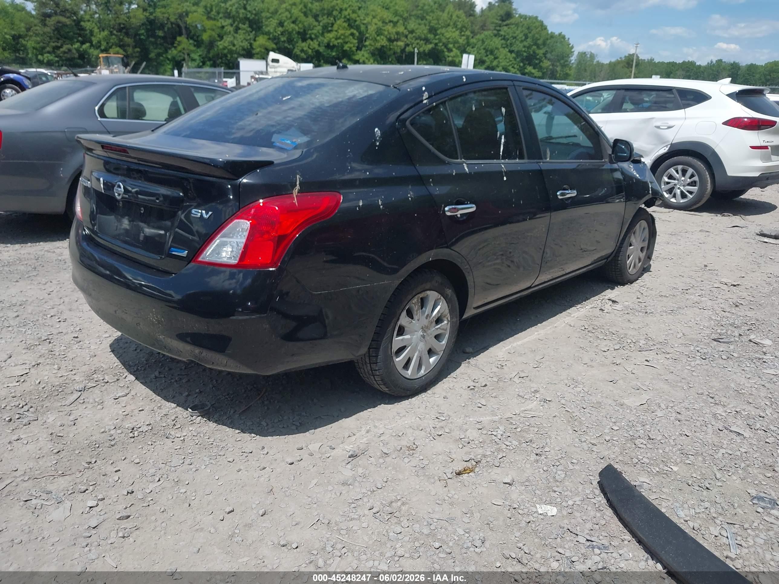 2013 Nissan Versa 1.6 Sv Black vin: 3N1CN7AP3DL872980