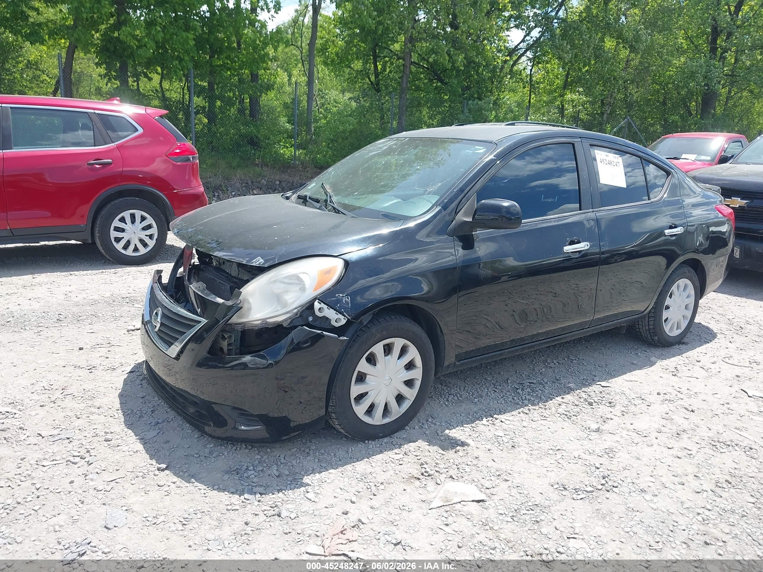 2013 Nissan Versa 1.6 Sv Black vin: 3N1CN7AP3DL872980