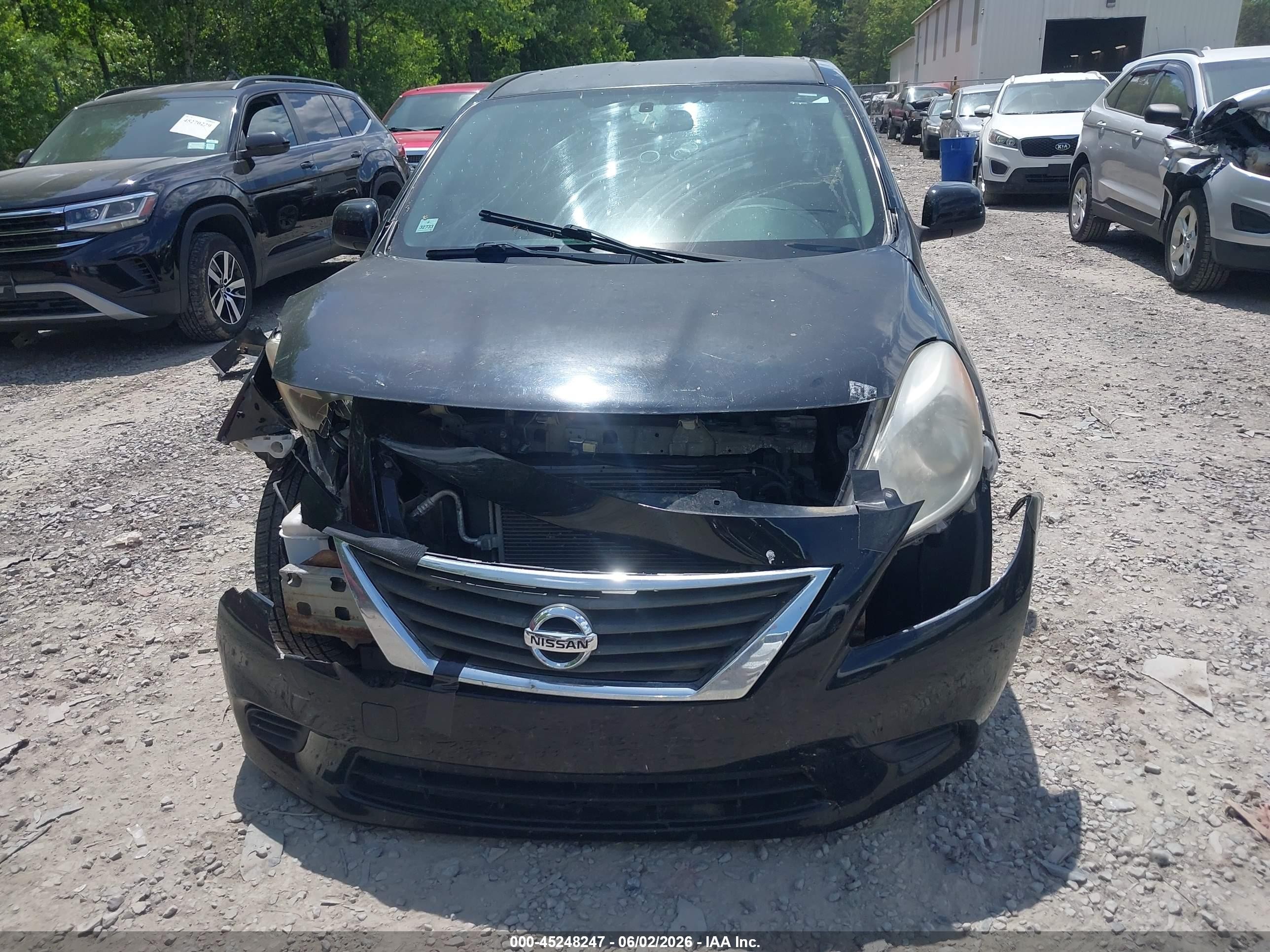 2013 Nissan Versa 1.6 Sv Black vin: 3N1CN7AP3DL872980