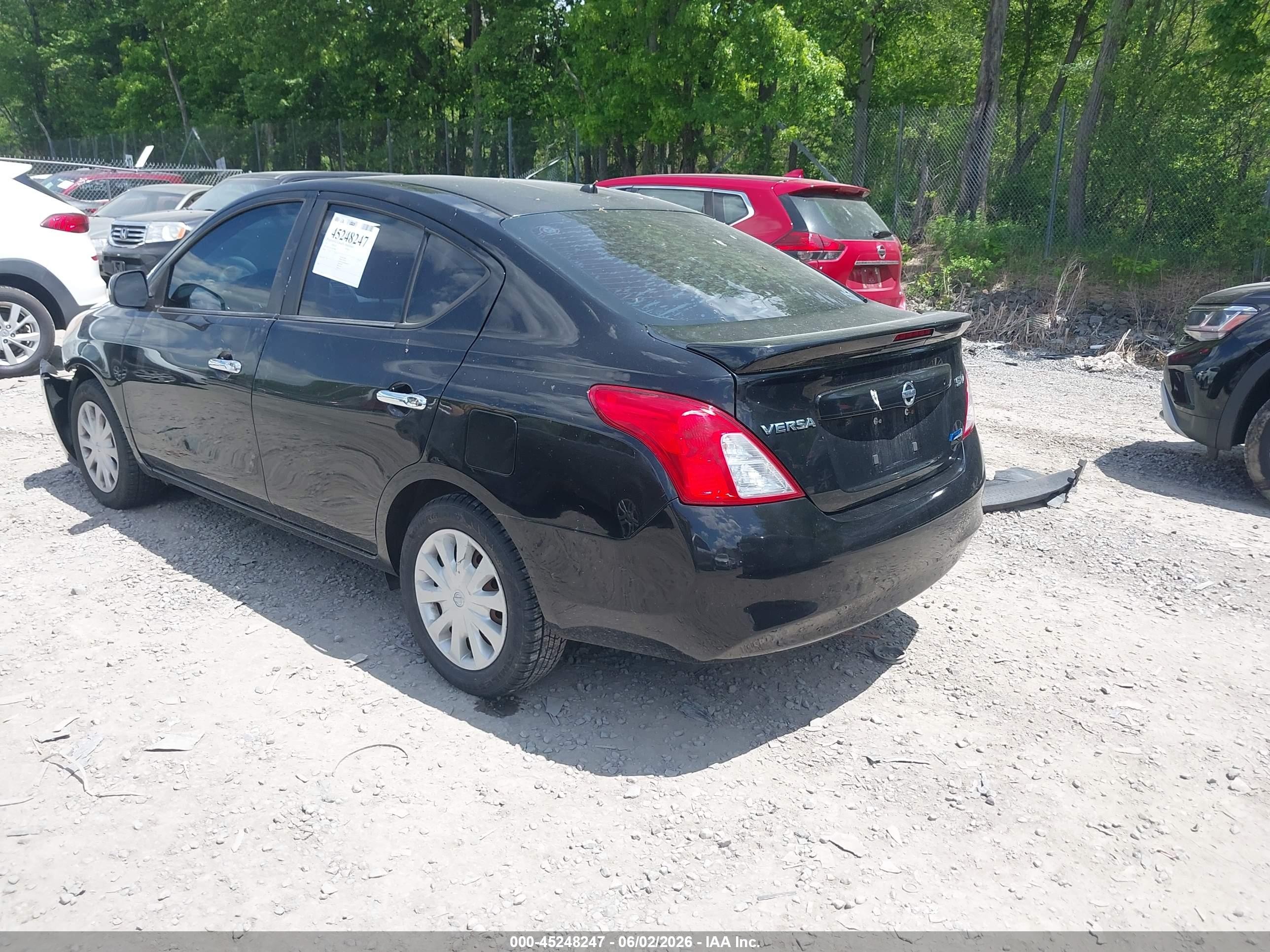 2013 Nissan Versa 1.6 Sv Black vin: 3N1CN7AP3DL872980