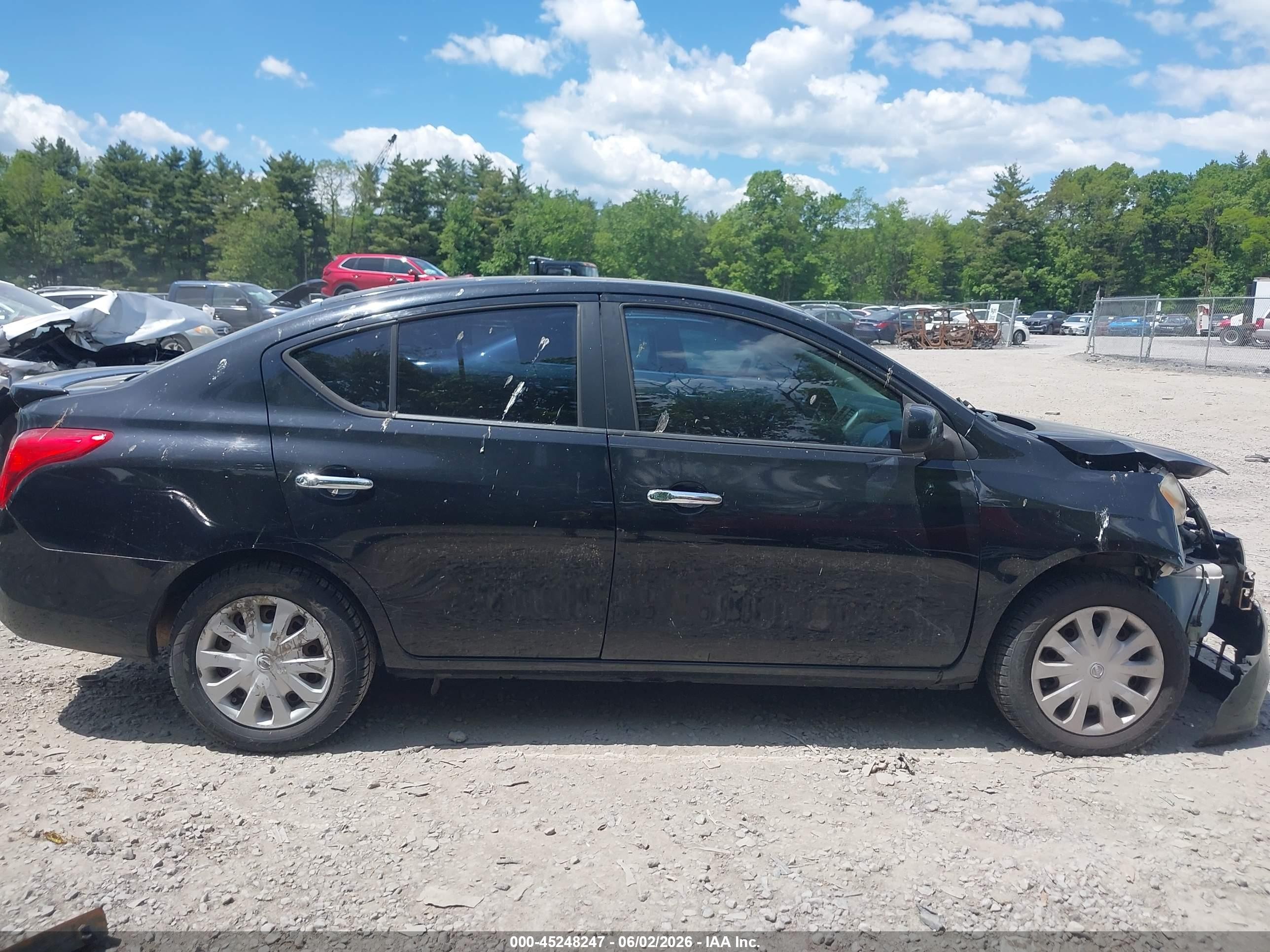 2013 Nissan Versa 1.6 Sv Black vin: 3N1CN7AP3DL872980