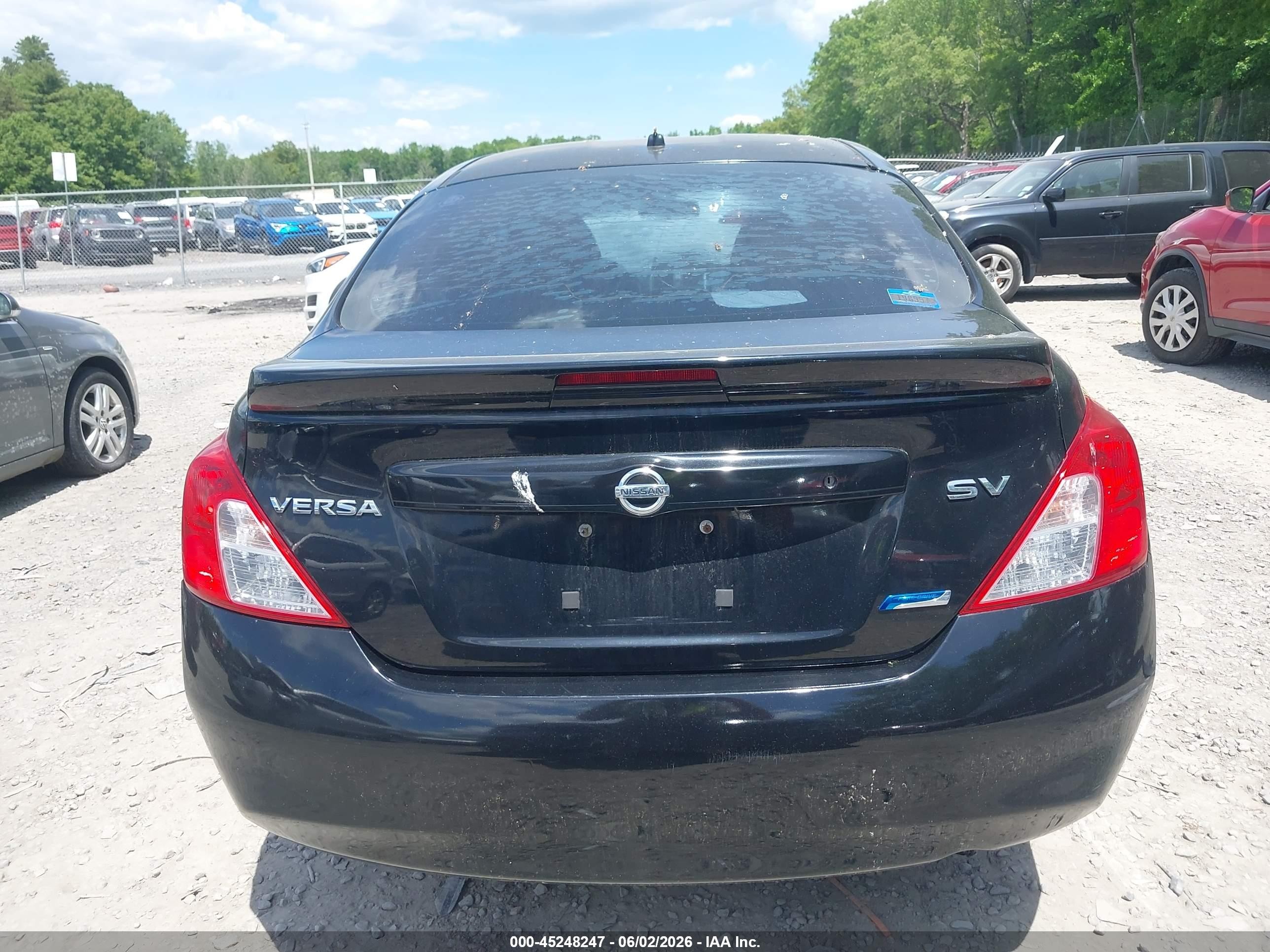 2013 Nissan Versa 1.6 Sv Black vin: 3N1CN7AP3DL872980
