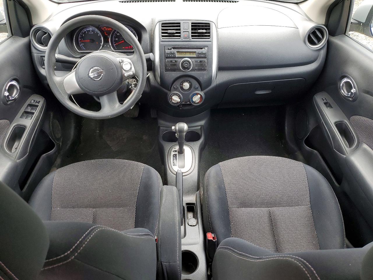 2014 Nissan Versa 1.6 Sv Silver vin: 3N1CN7AP3EK445922