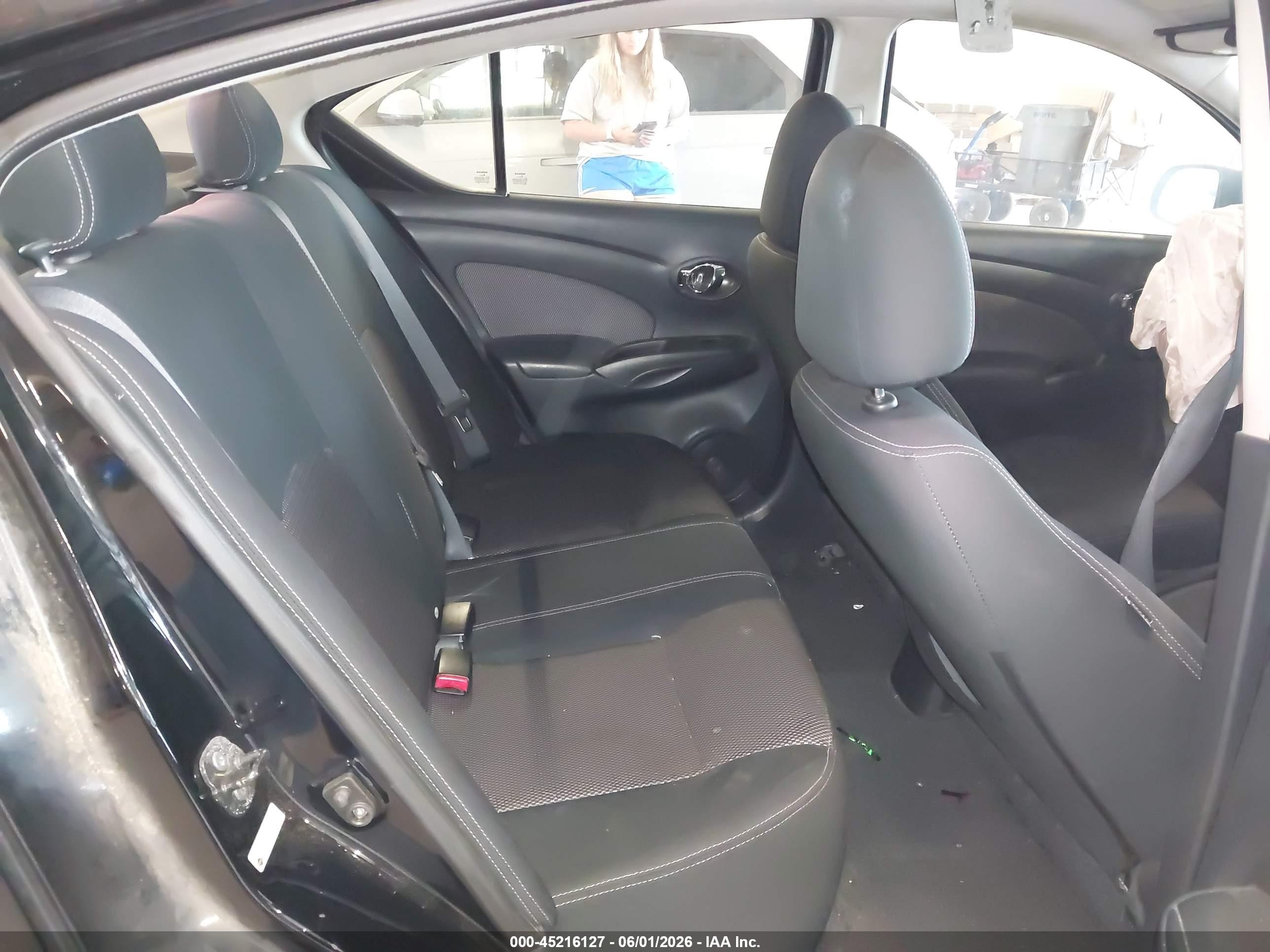 2014 Nissan Versa 1.6 Sv Black vin: 3N1CN7AP3EK447296
