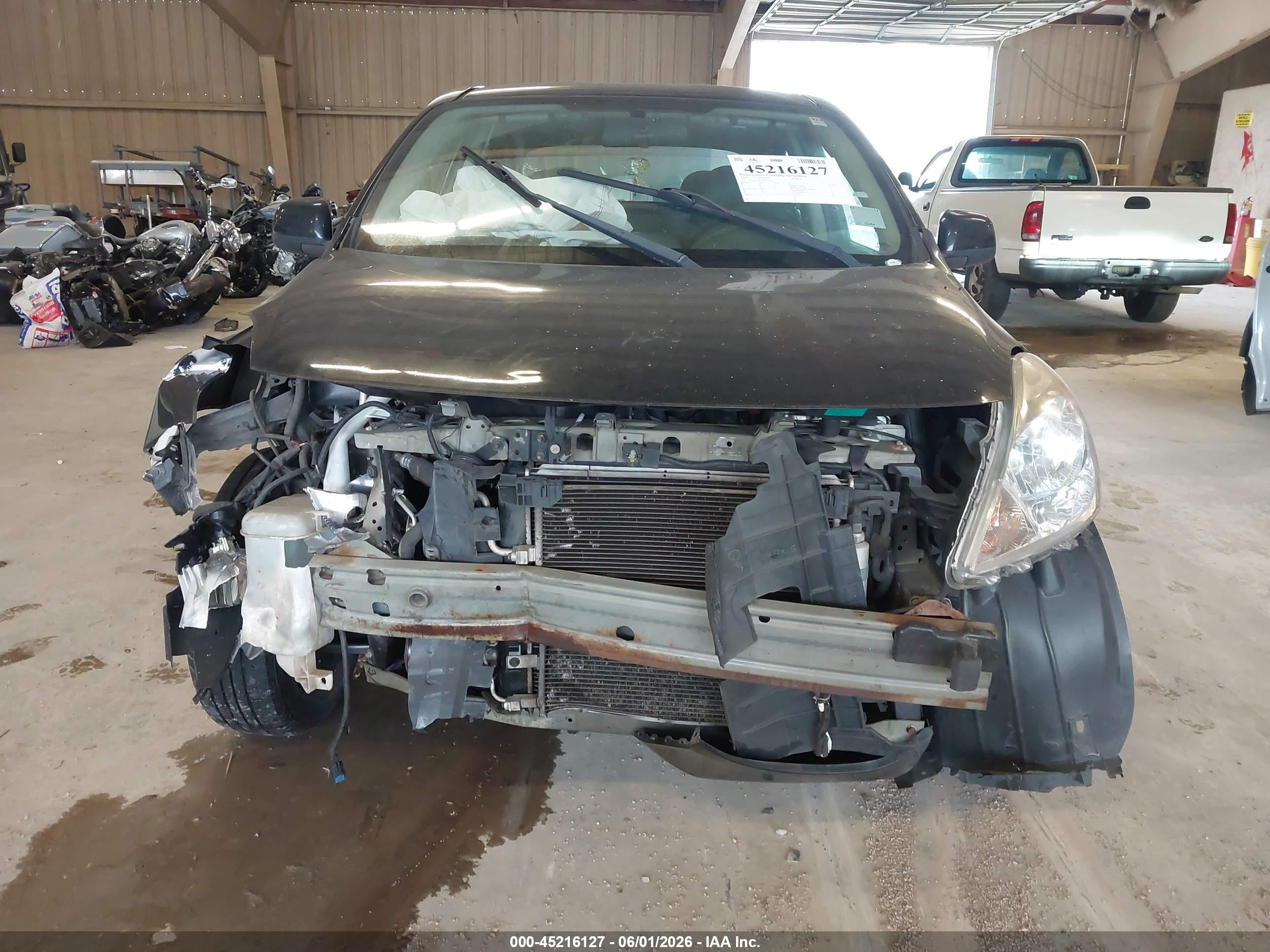 2014 Nissan Versa 1.6 Sv Black vin: 3N1CN7AP3EK447296