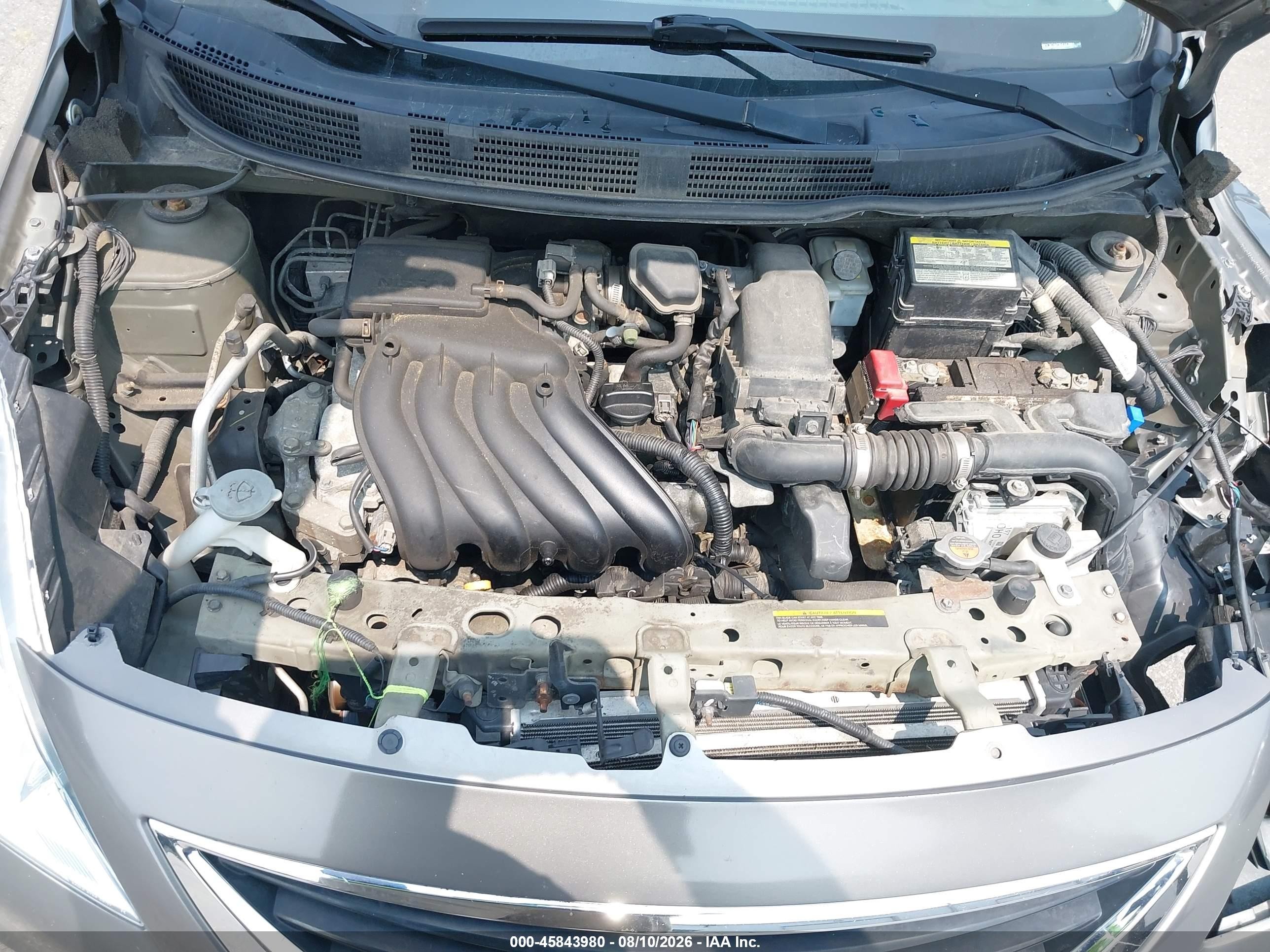2014 Nissan Versa 1.6 Sv Beige vin: 3N1CN7AP3EK447881