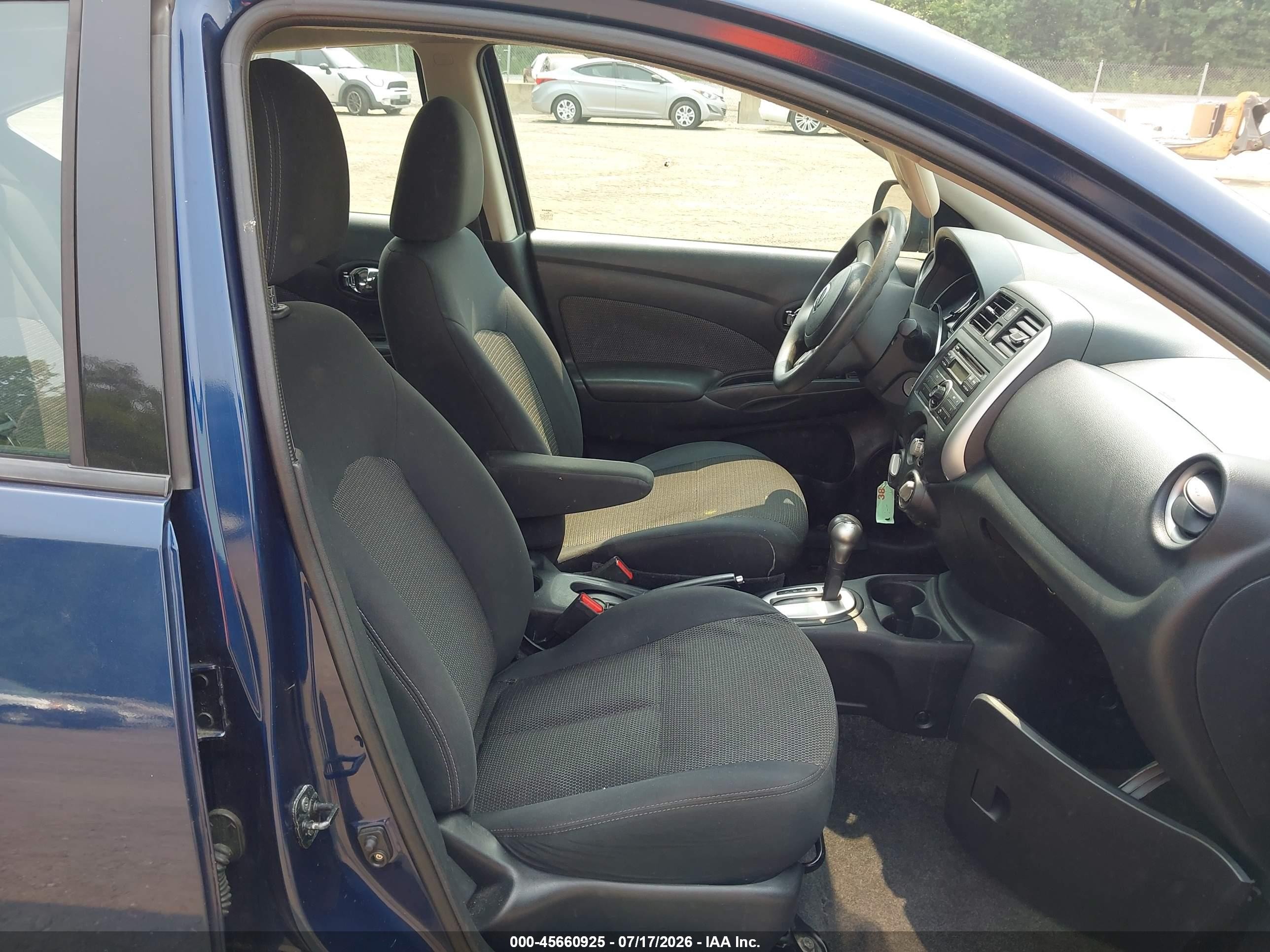 2014 Nissan Versa 1.6 Sv Blue vin: 3N1CN7AP3EL821643