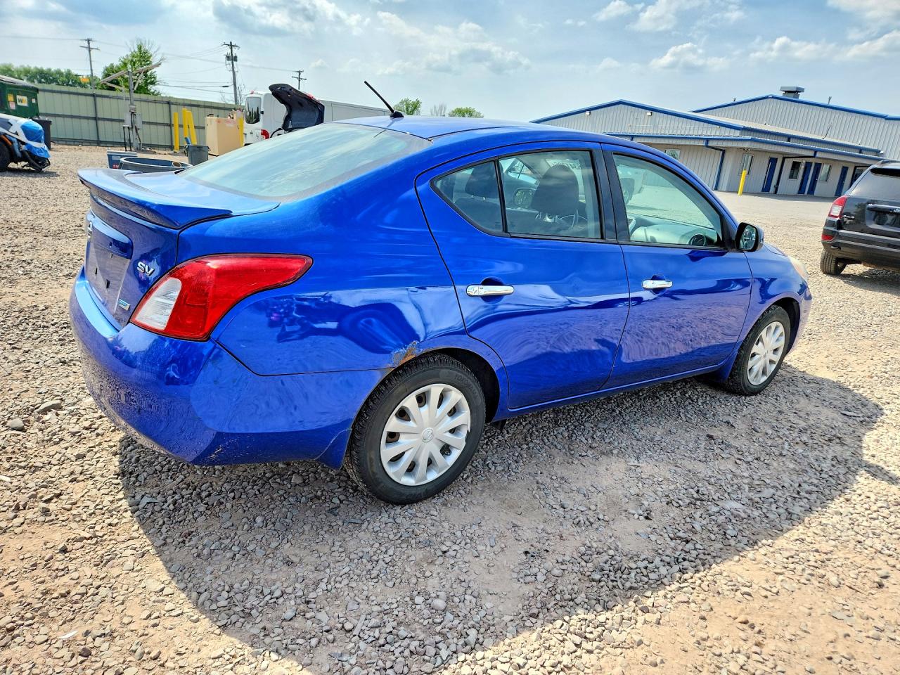 2014 Nissan Versa 1.6 S Blue vin: 3N1CN7AP3EL826972