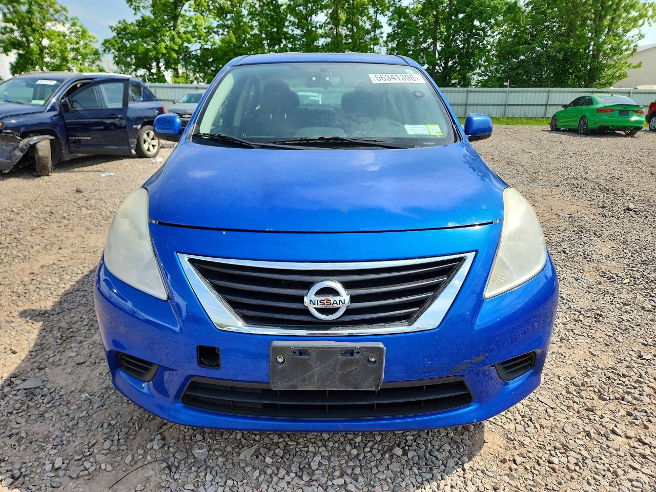 2014 Nissan Versa 1.6 S Blue vin: 3N1CN7AP3EL826972