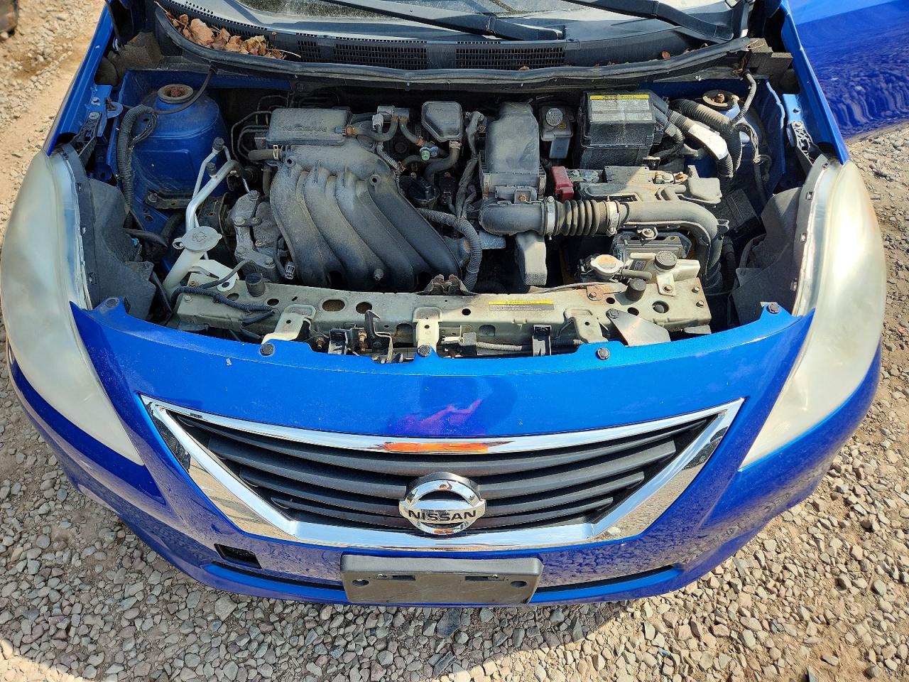2014 Nissan Versa 1.6 S Blue vin: 3N1CN7AP3EL826972