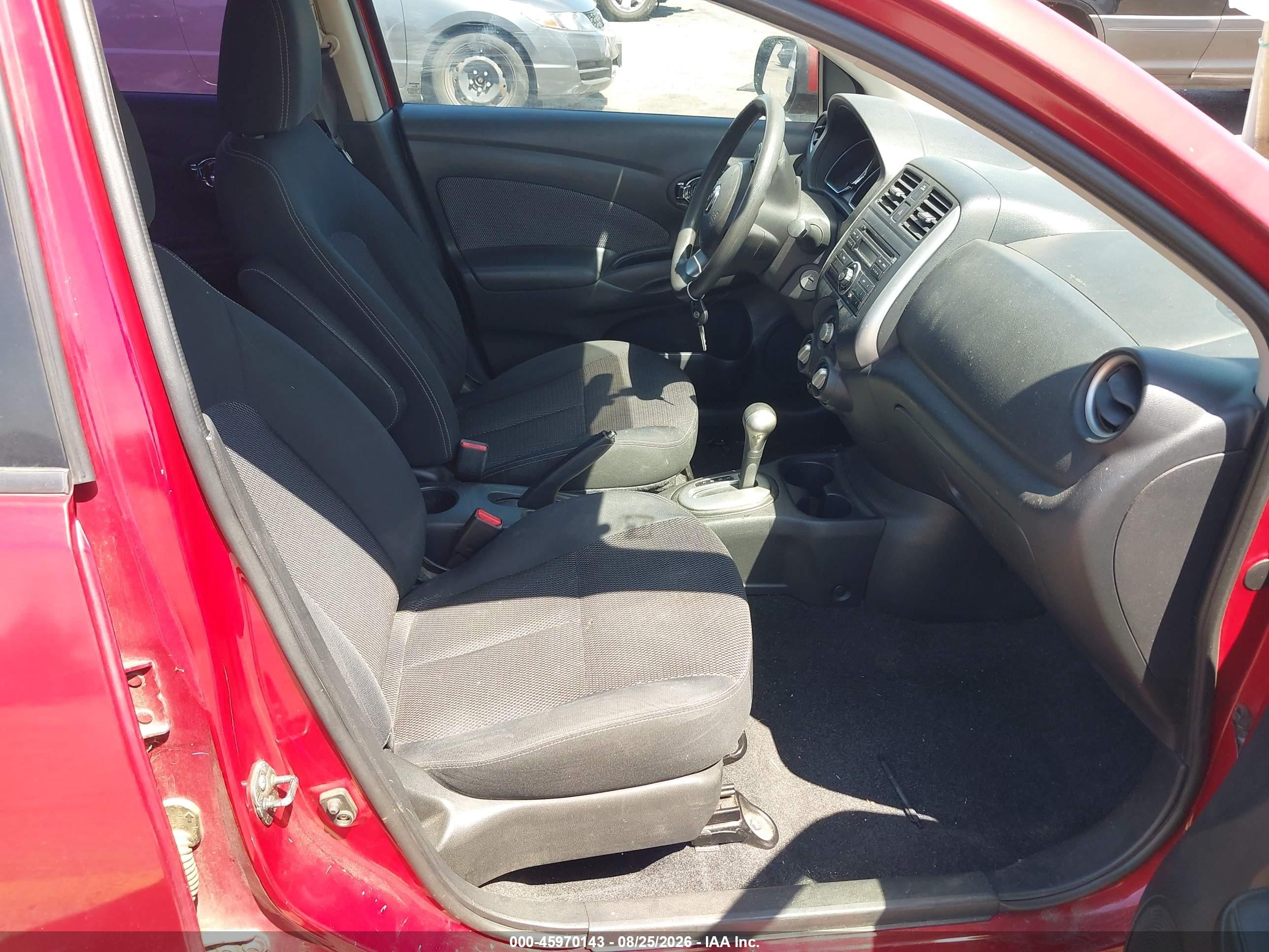2014 Nissan Versa 1.6 Sv Red vin: 3N1CN7AP3EL835056