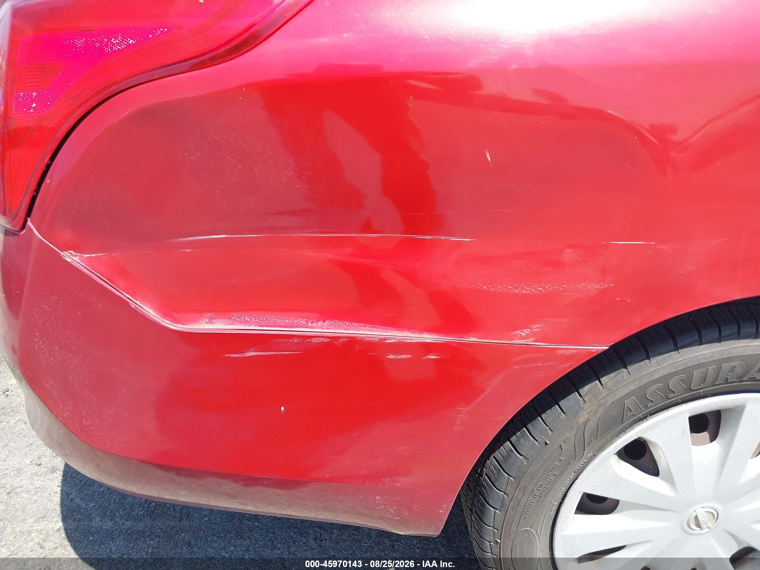 2014 Nissan Versa 1.6 Sv Red vin: 3N1CN7AP3EL835056