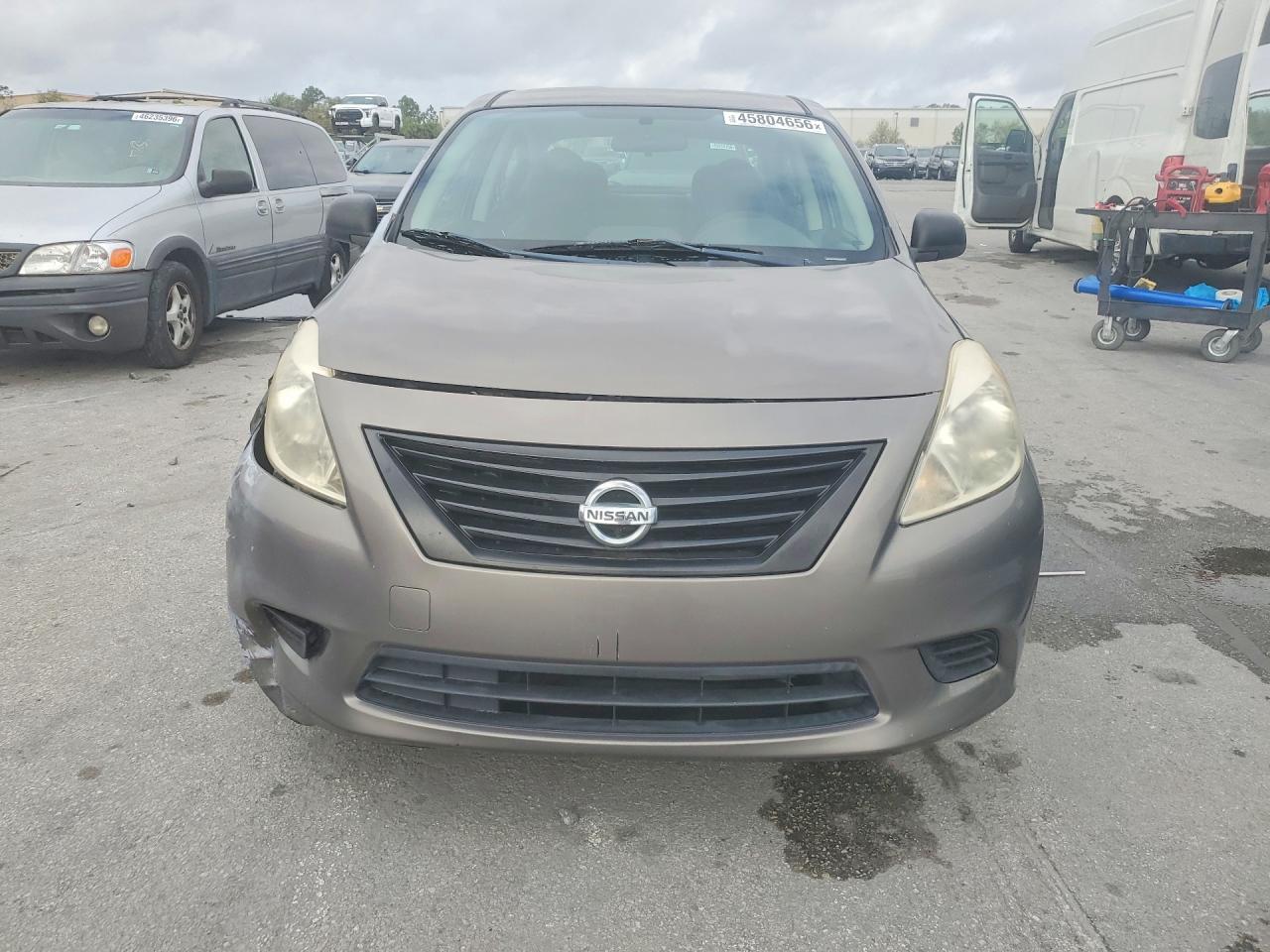 2014 Nissan Versa 1.6 S Plus Серый vin: 3N1CN7AP3EL856456