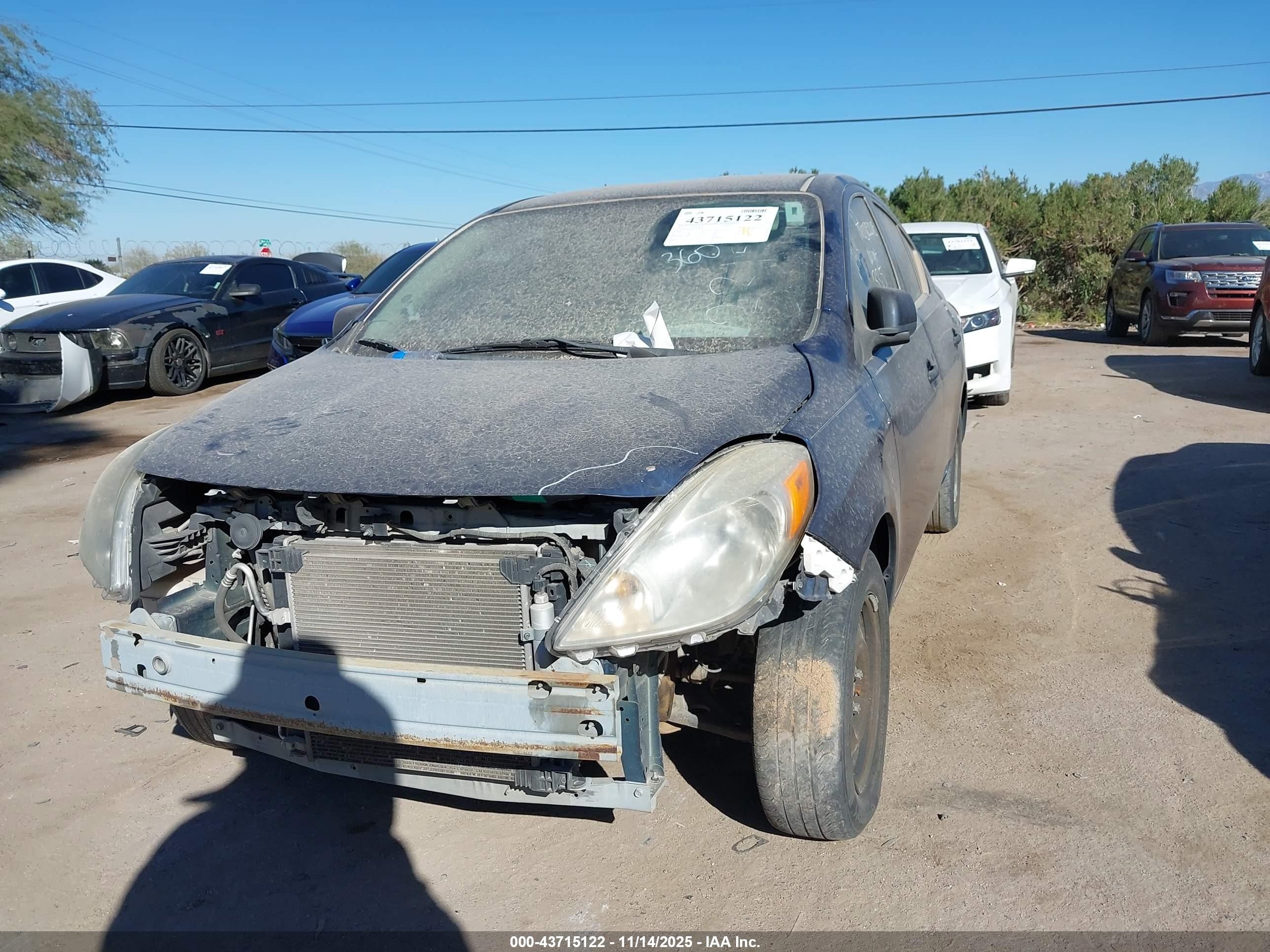 2014 Nissan Versa 1.6 S Blue vin: 3N1CN7AP3EL858854