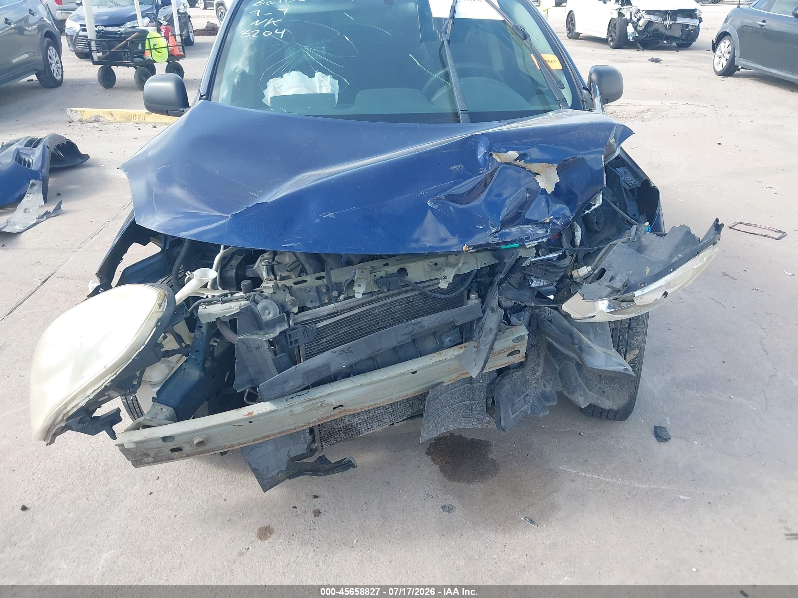 2014 Nissan Versa 1.6 S+ Blue vin: 3N1CN7AP3EL868204